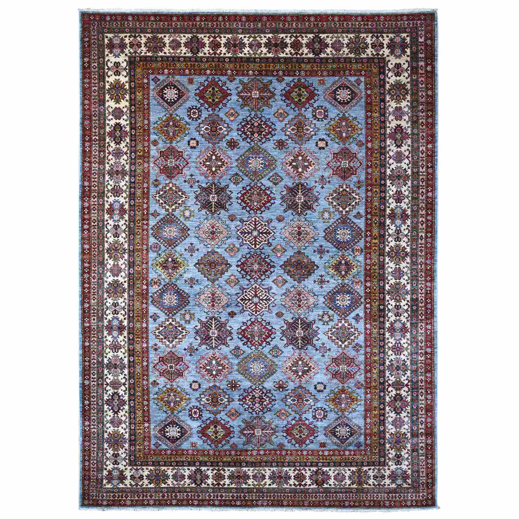 Kazak-Hand-Knotted-Rug-445665