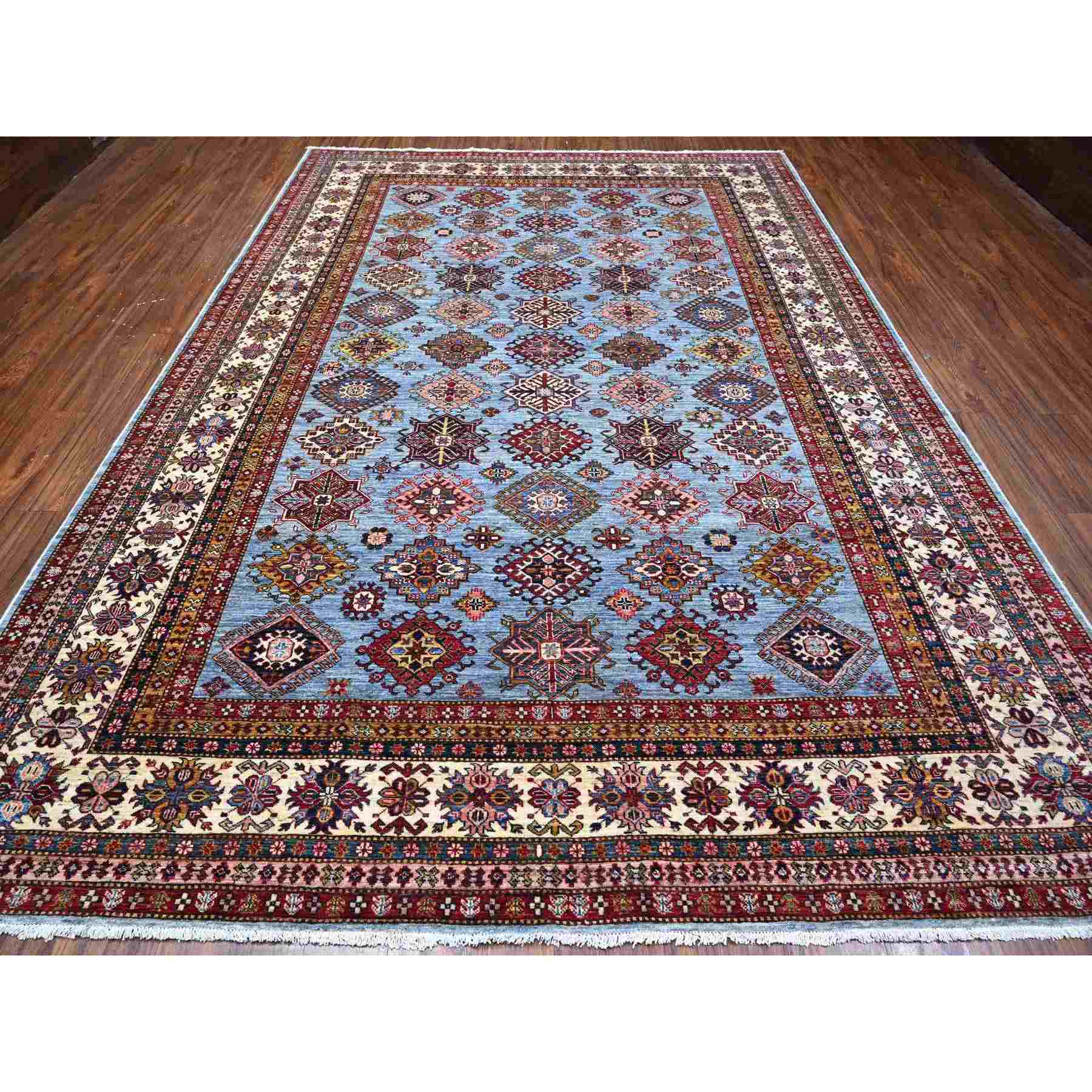 Kazak-Hand-Knotted-Rug-445665