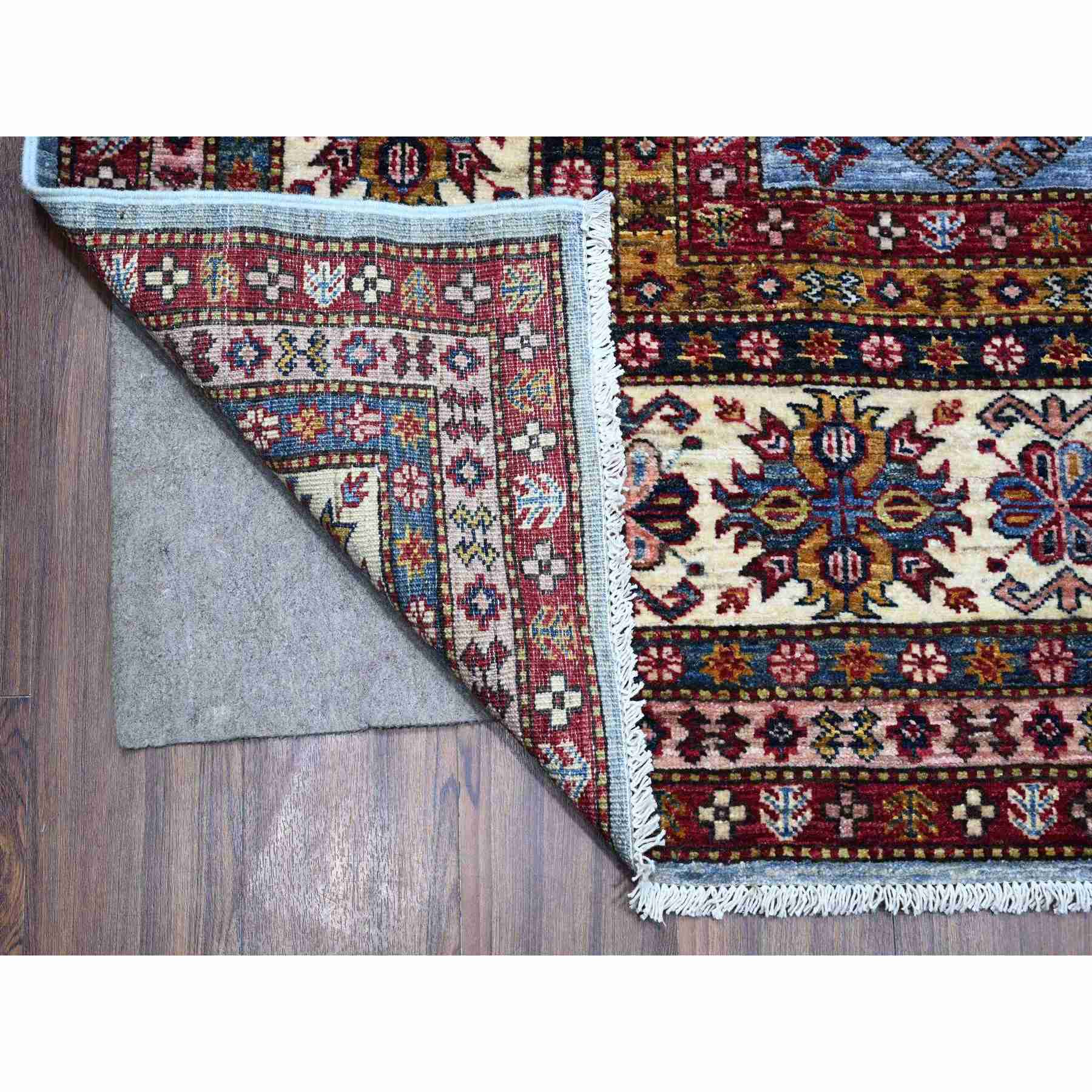 Kazak-Hand-Knotted-Rug-445665