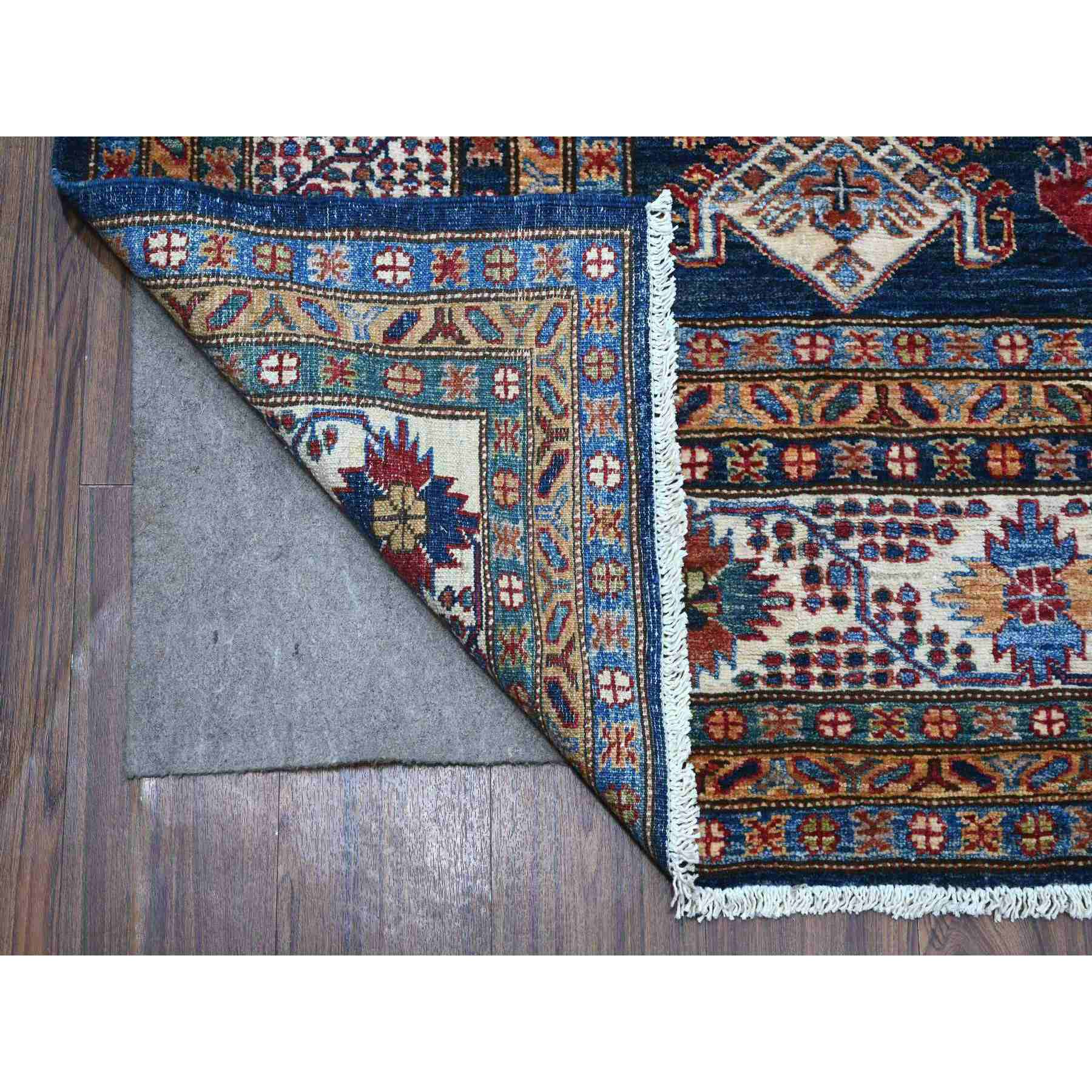 Kazak-Hand-Knotted-Rug-446005