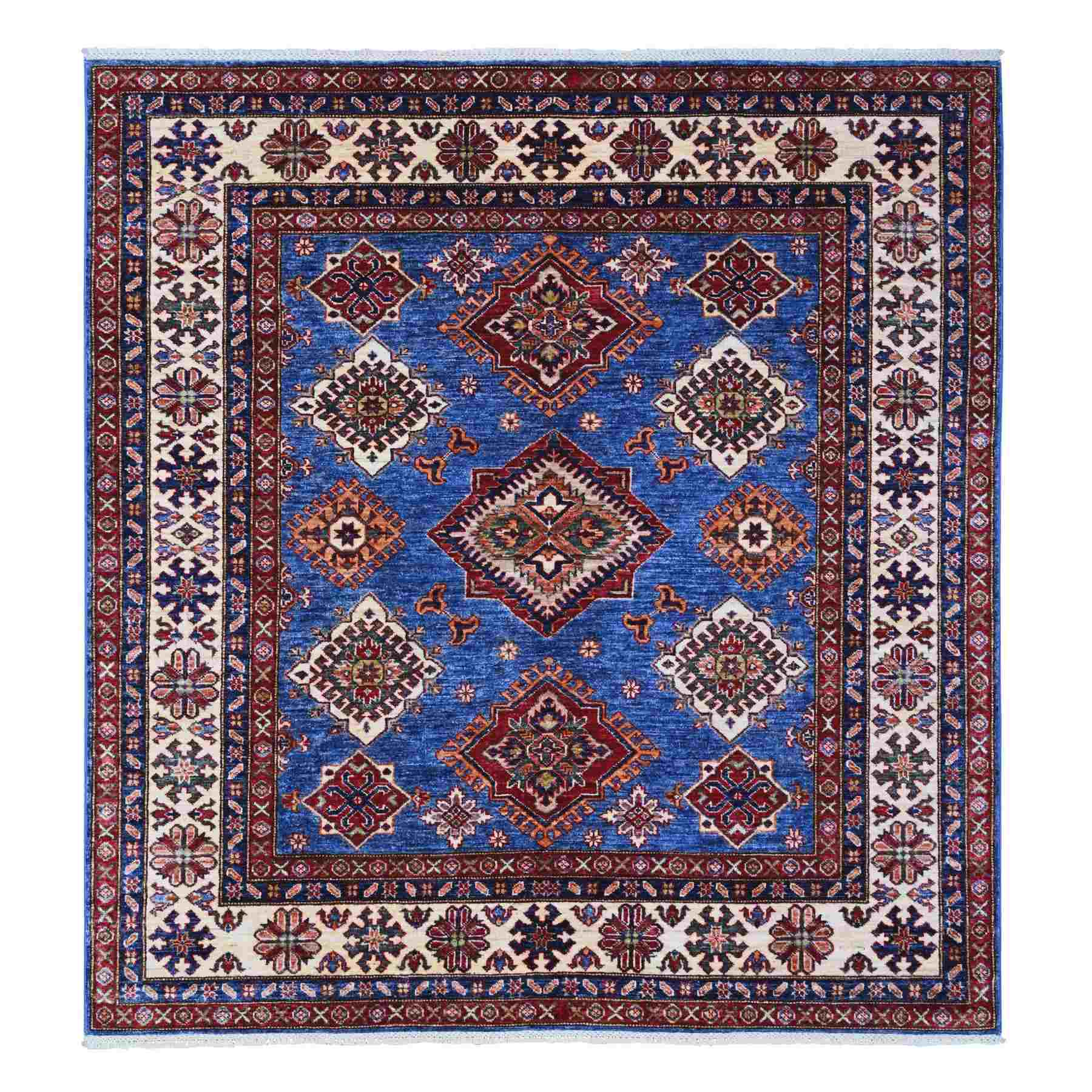 Kazak-Hand-Knotted-Rug-446055