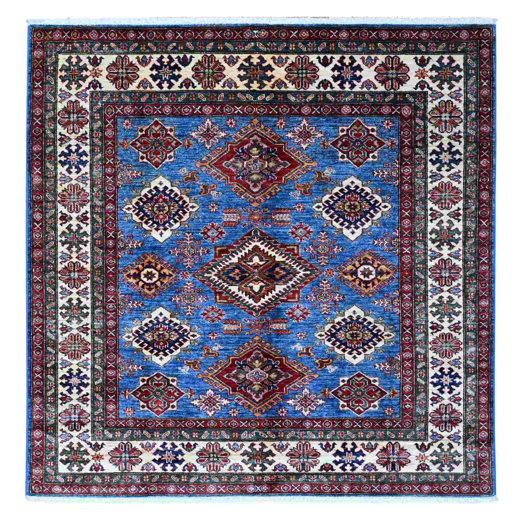 Kazak-Hand-Knotted-Rug-446065