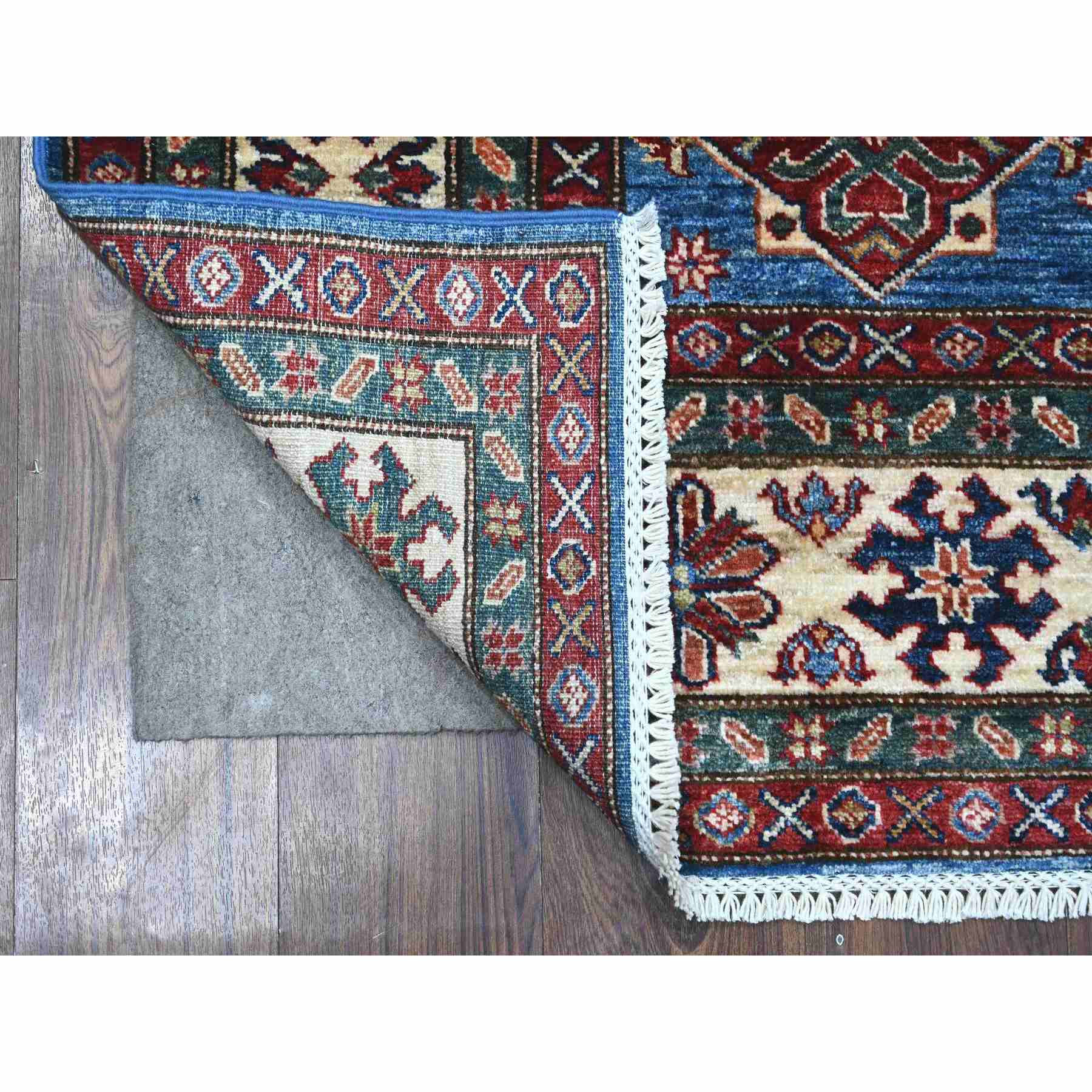 Kazak-Hand-Knotted-Rug-446065