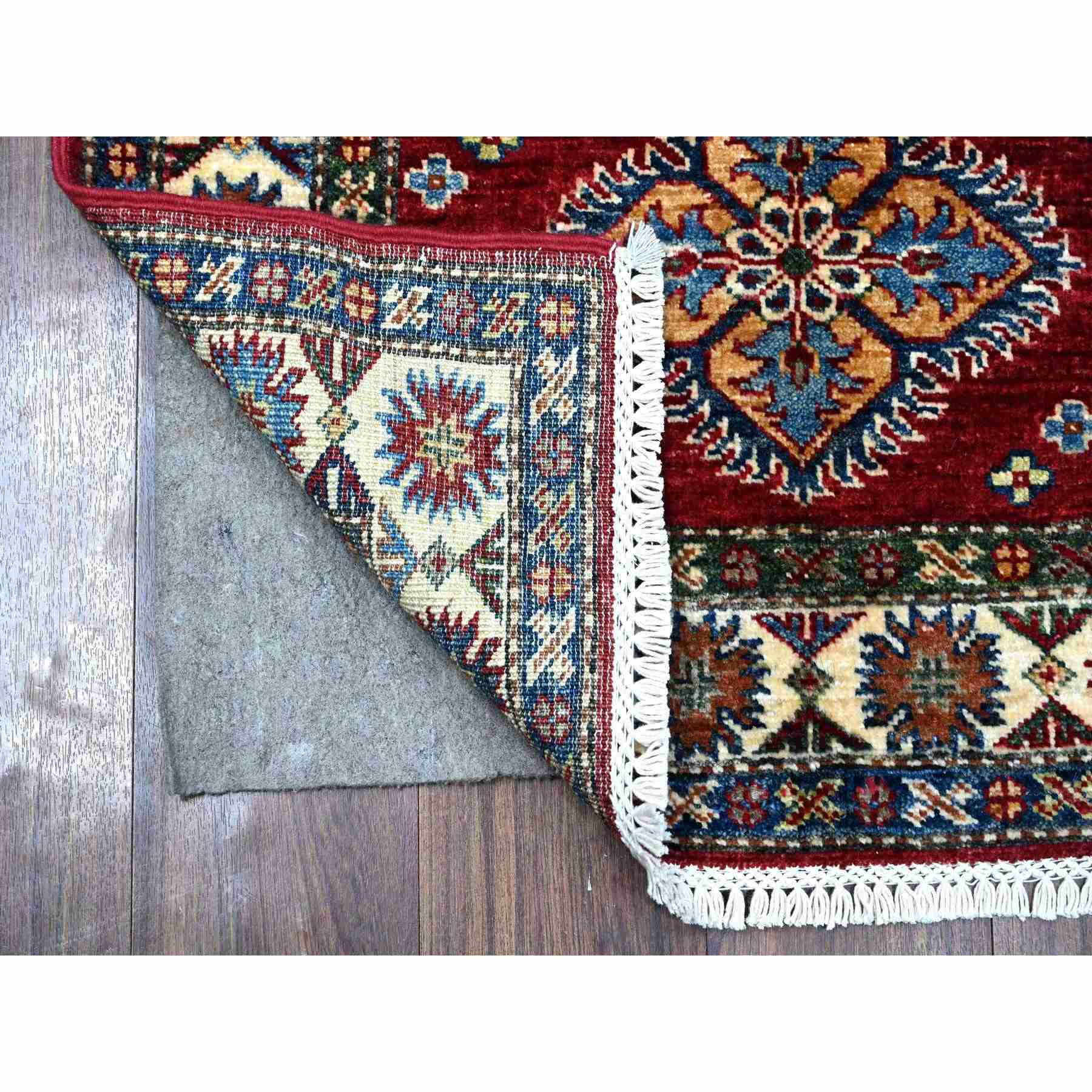 Kazak-Hand-Knotted-Rug-446080