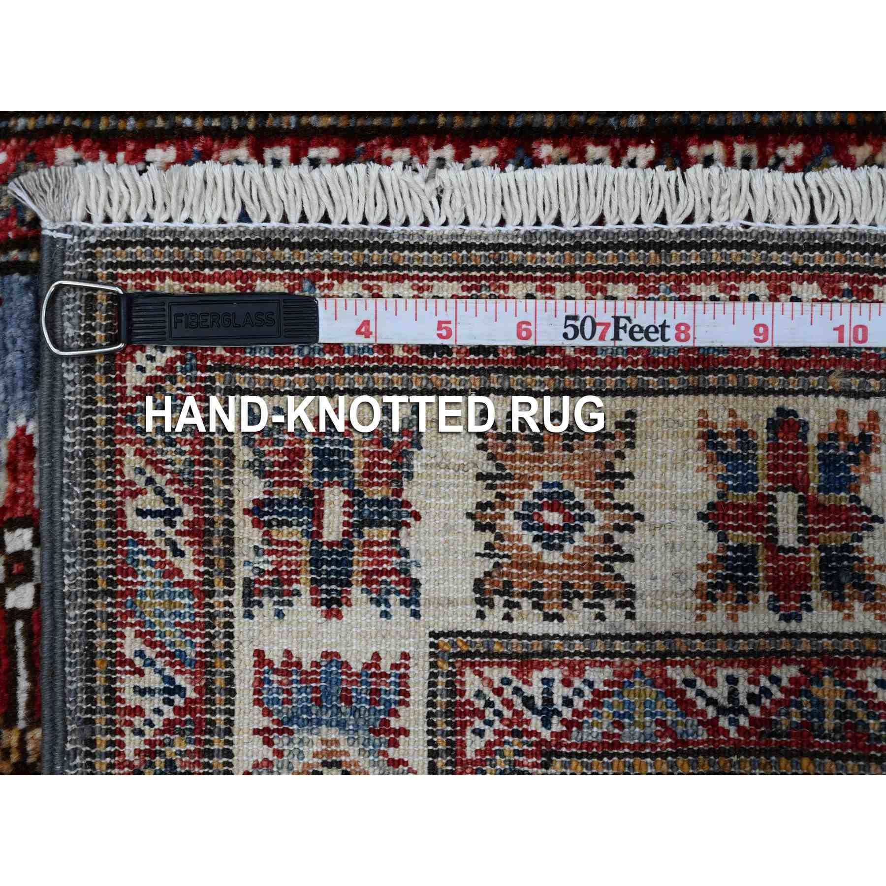 Kazak-Hand-Knotted-Rug-446130