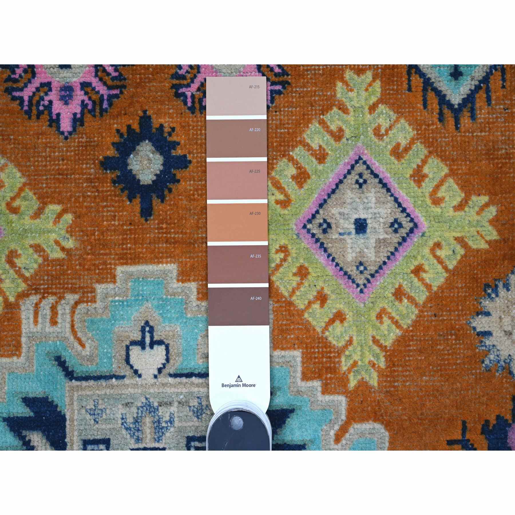 Kazak-Hand-Knotted-Rug-446150