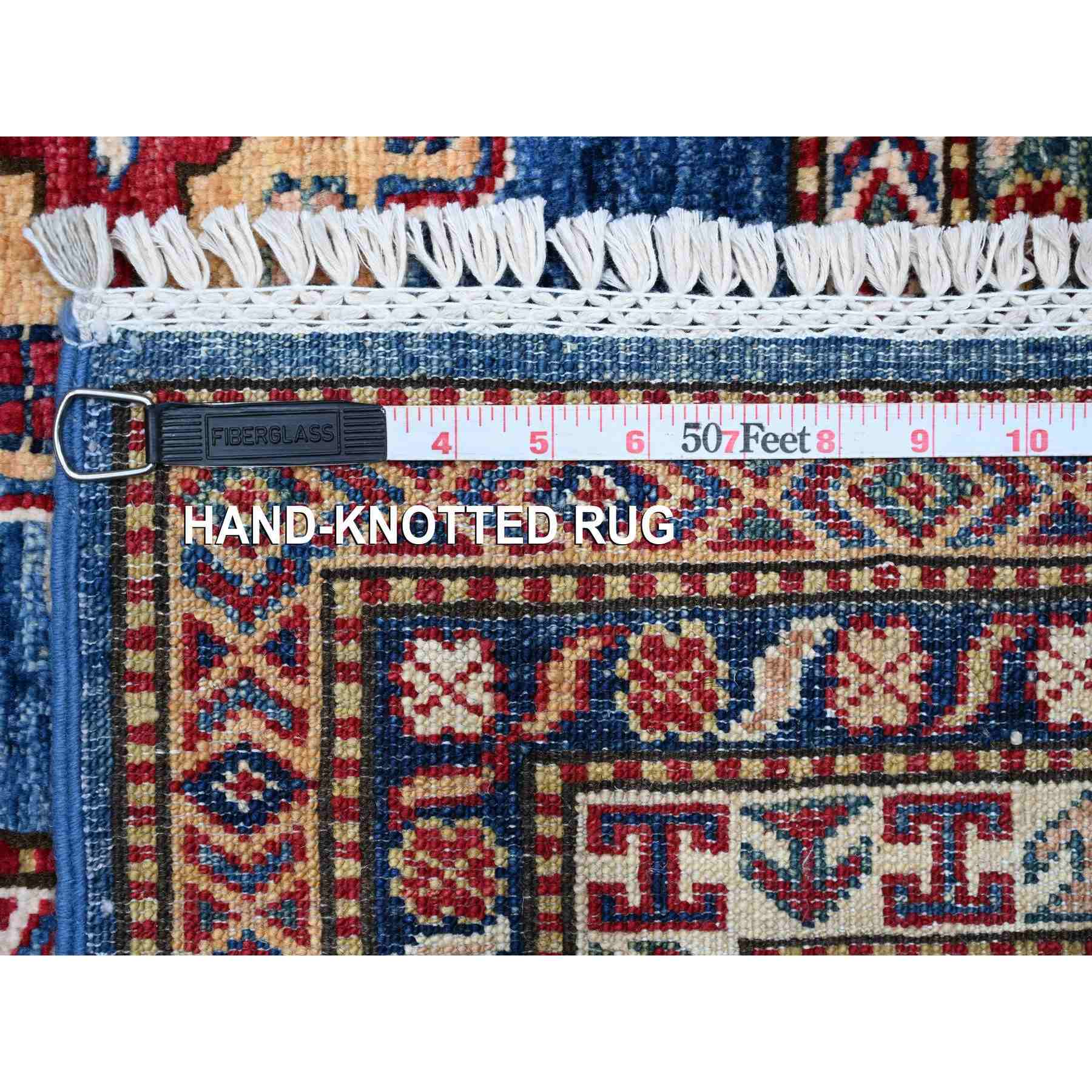 Kazak-Hand-Knotted-Rug-446465