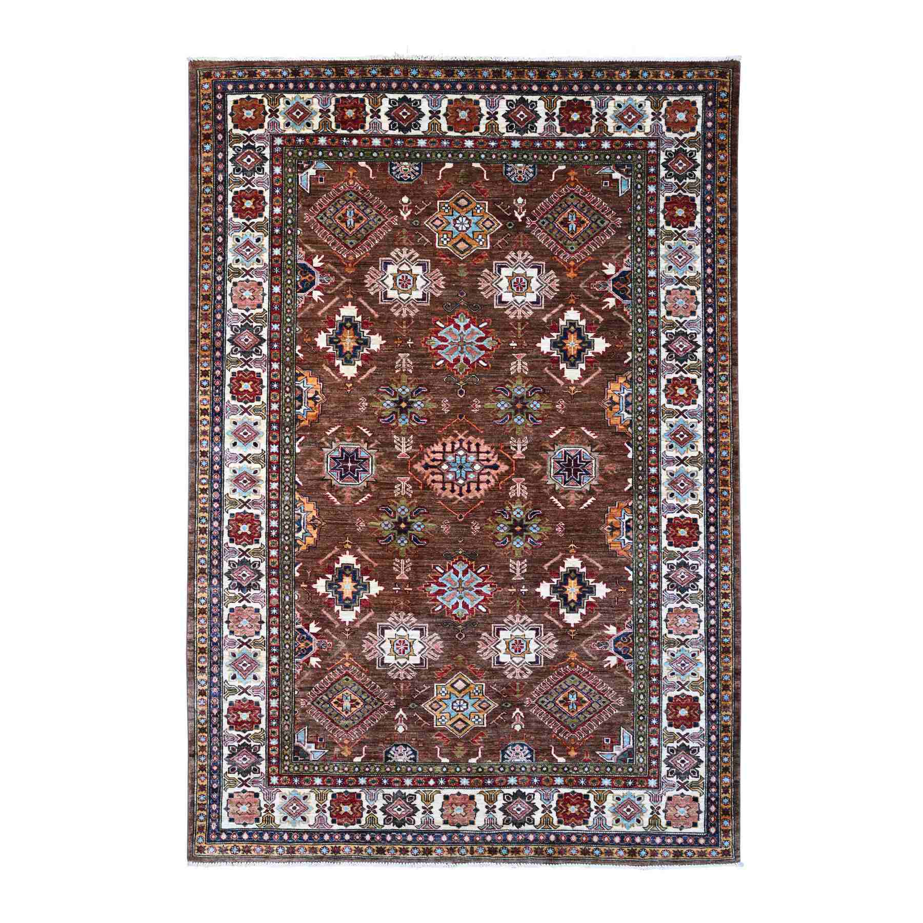 Kazak-Hand-Knotted-Rug-446500
