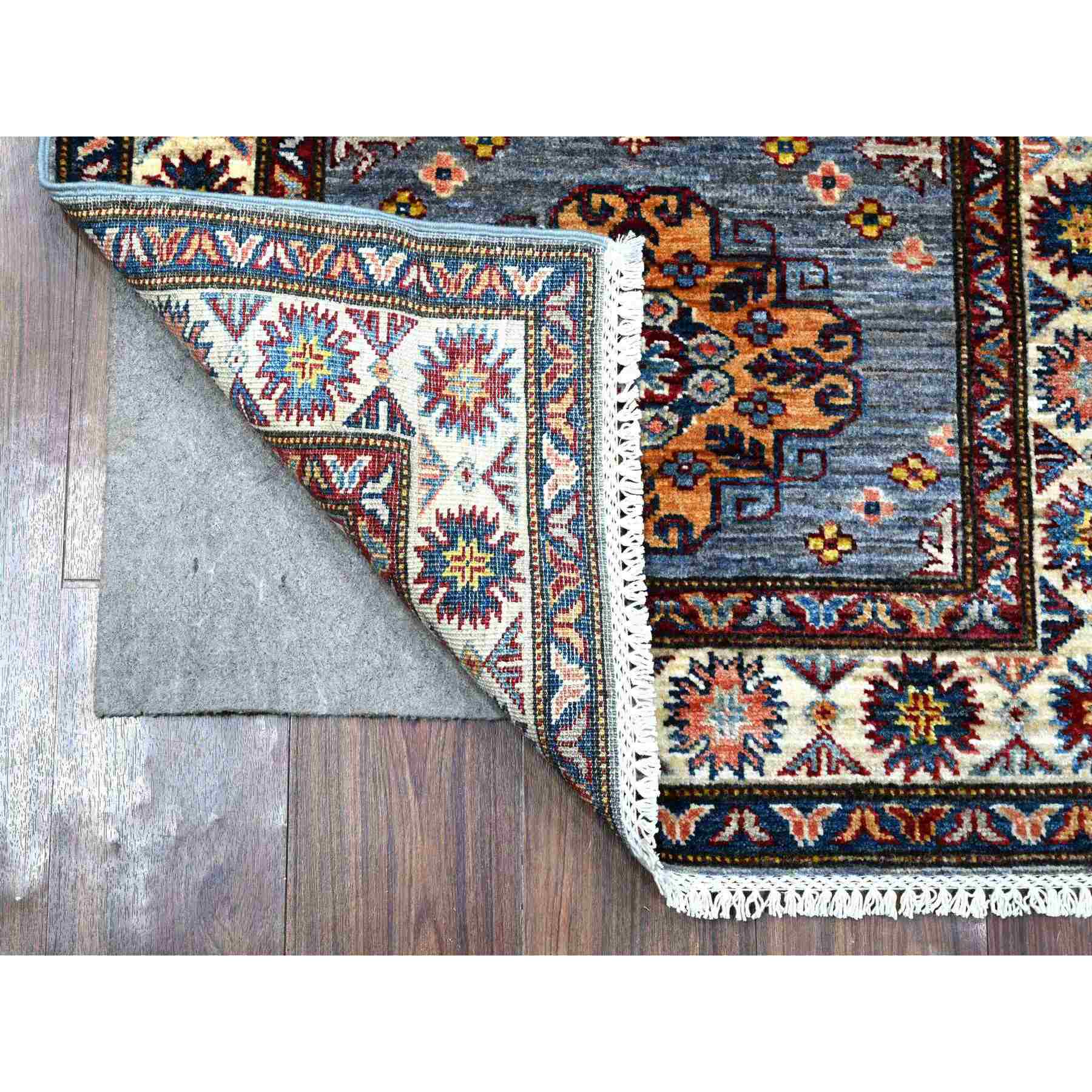 Kazak-Hand-Knotted-Rug-446525