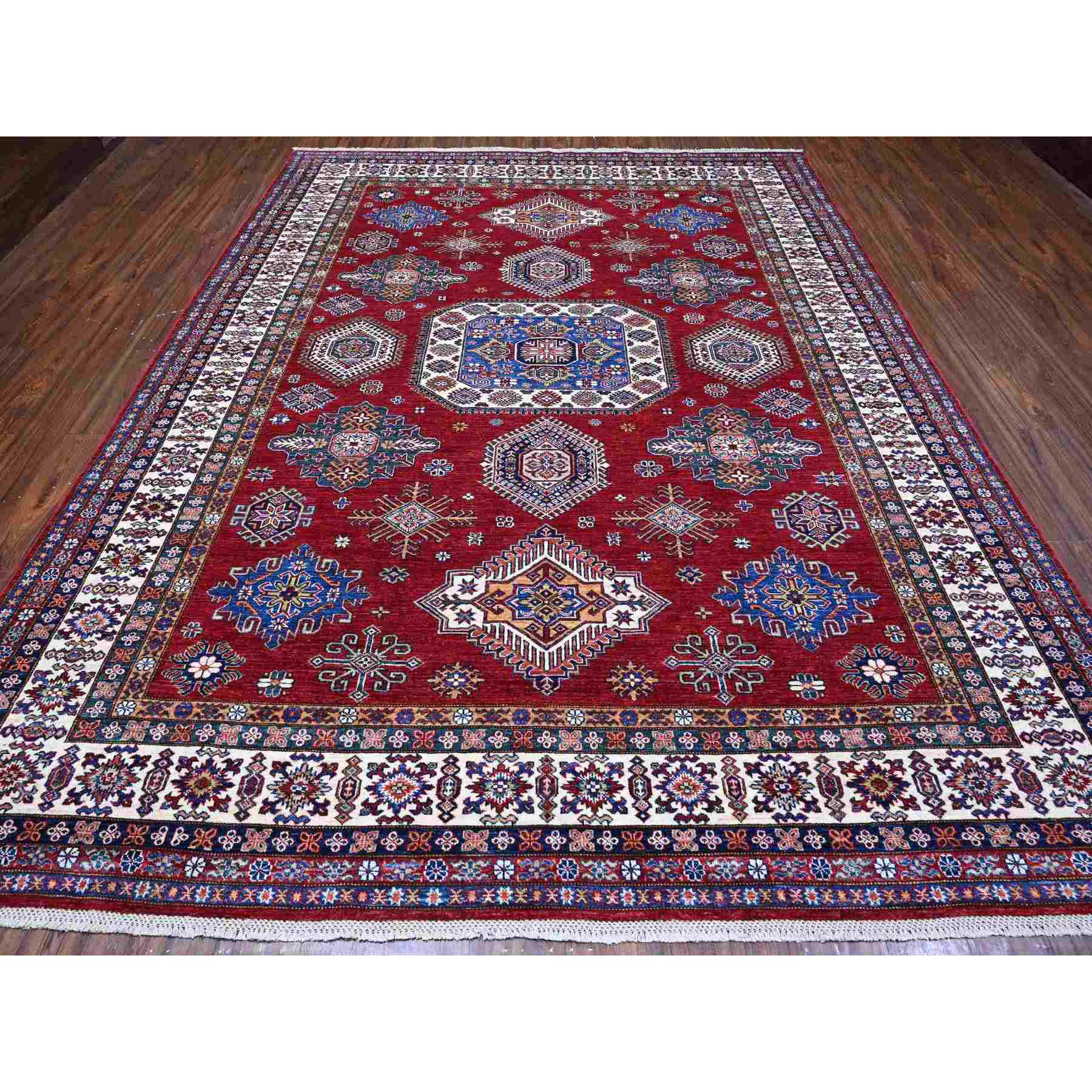 Kazak-Hand-Knotted-Rug-446635