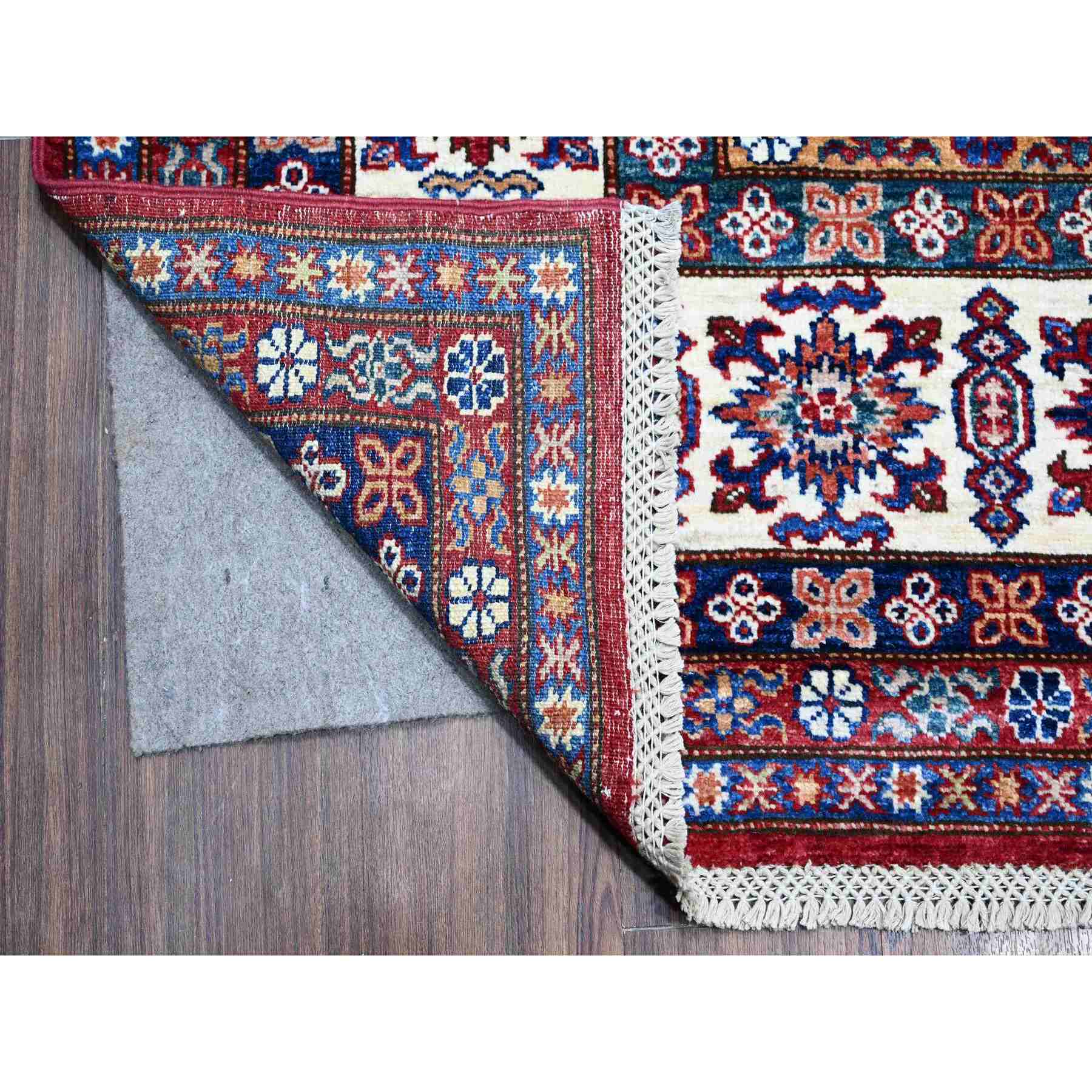 Kazak-Hand-Knotted-Rug-446635