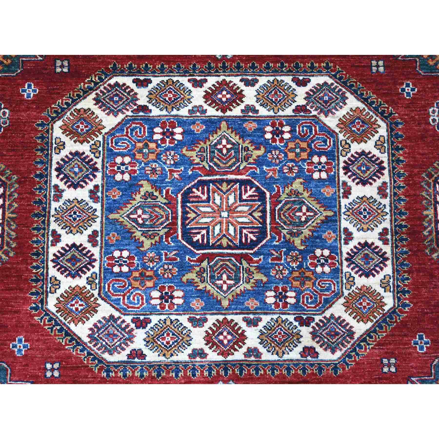 Kazak-Hand-Knotted-Rug-446635