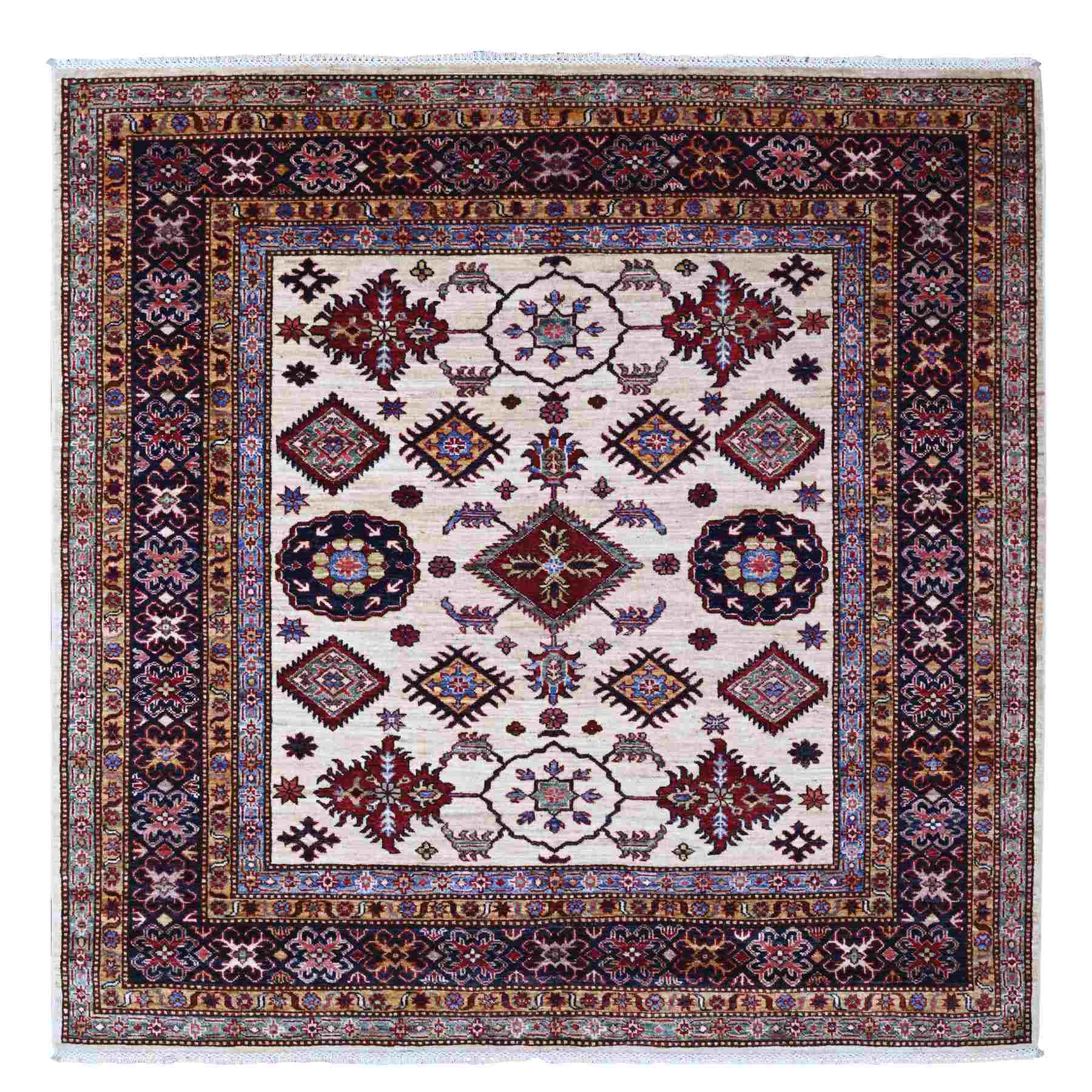 Kazak-Hand-Knotted-Rug-446640