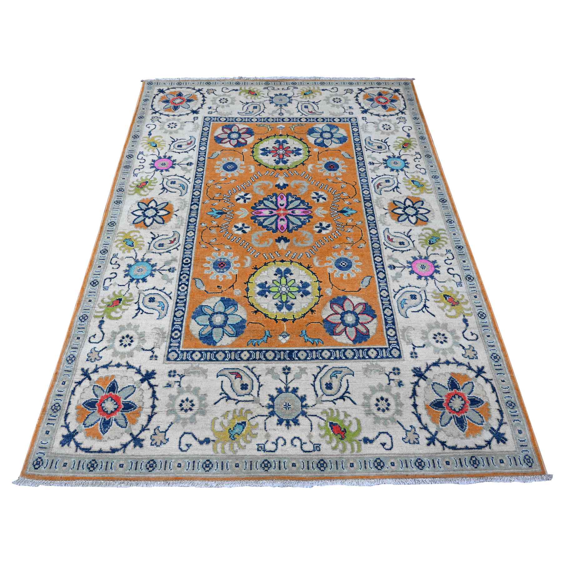 Kazak-Hand-Knotted-Rug-446680