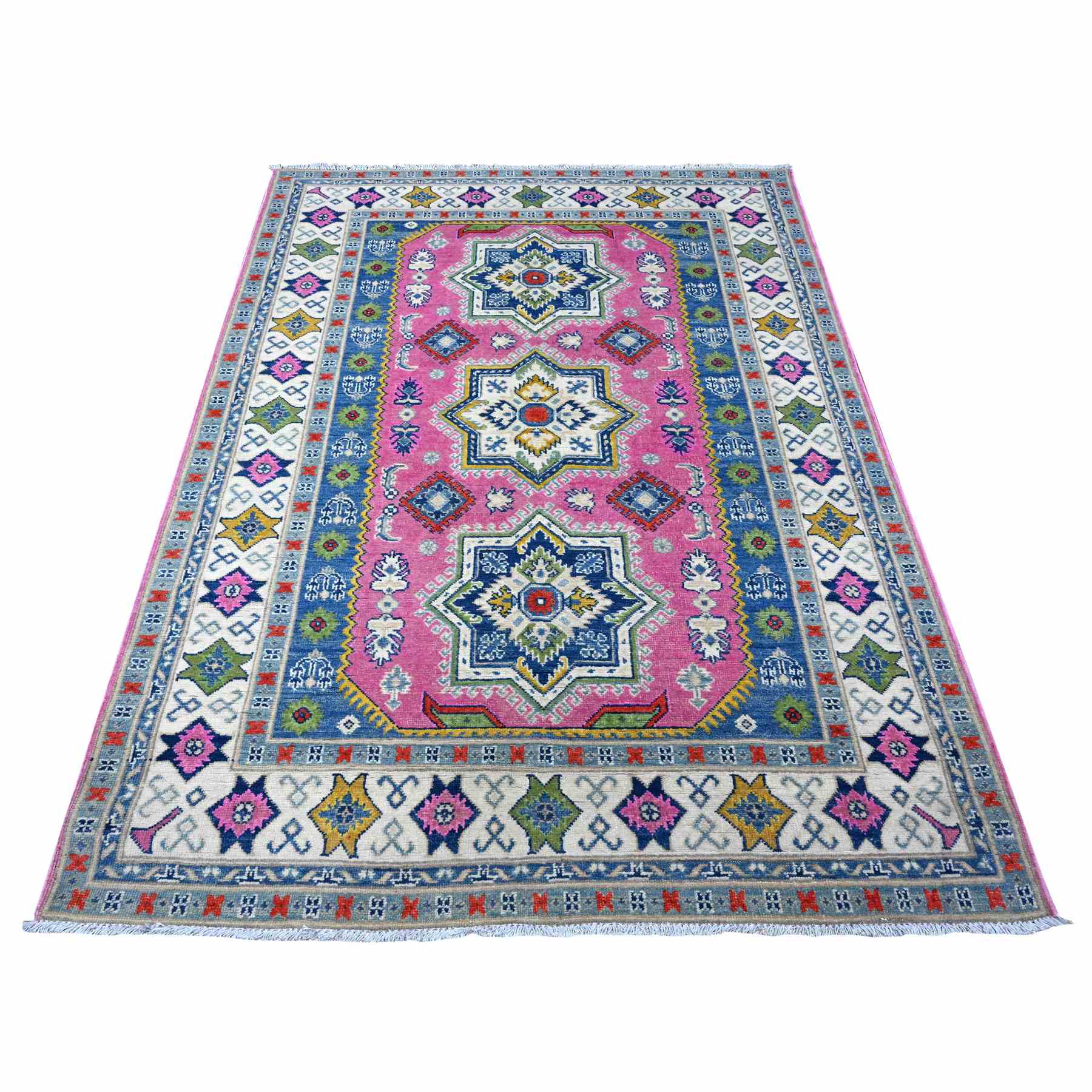 Kazak-Hand-Knotted-Rug-446690
