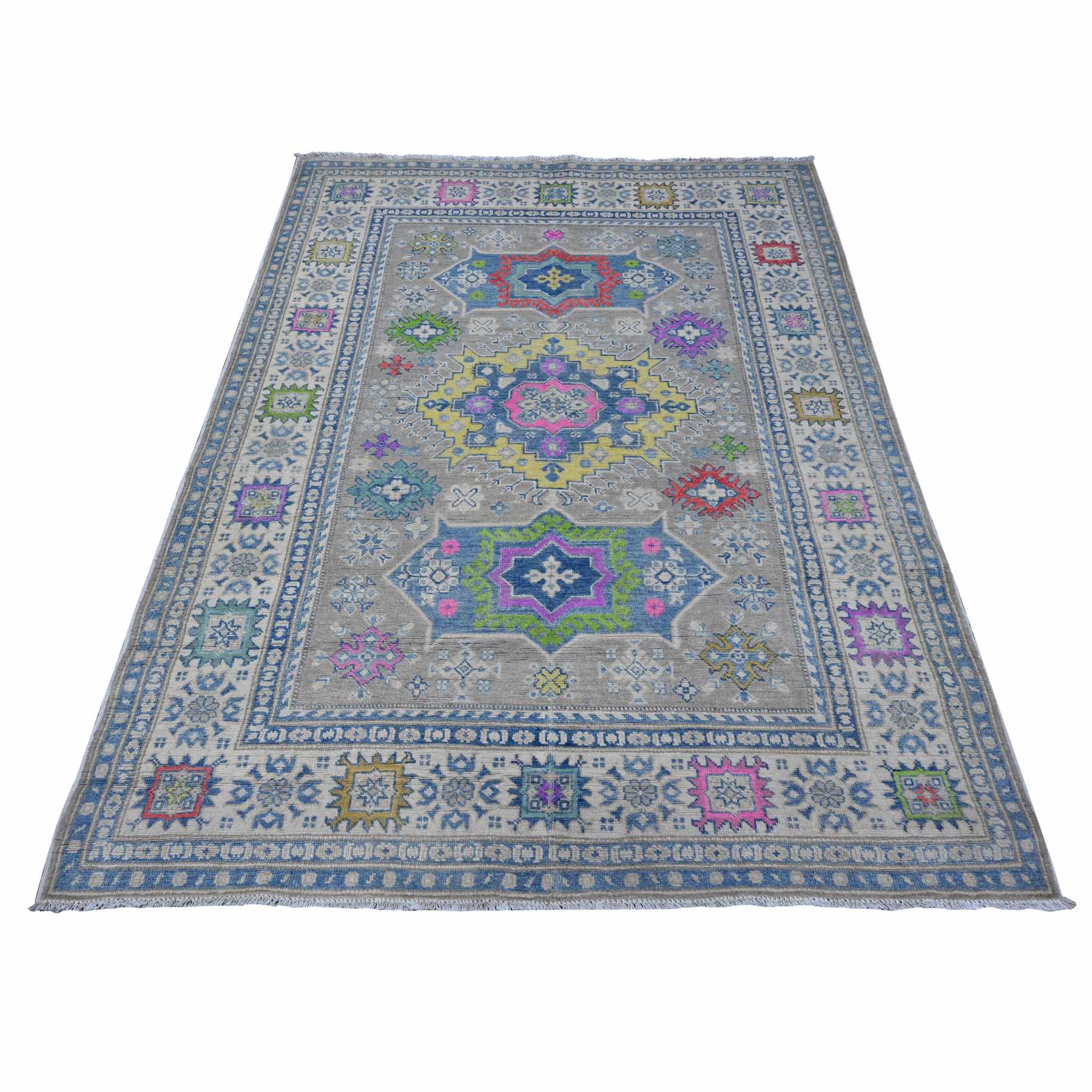 Kazak-Hand-Knotted-Rug-446700
