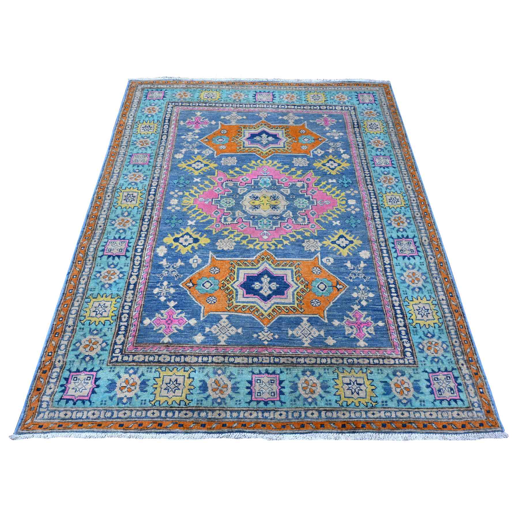Kazak-Hand-Knotted-Rug-446735