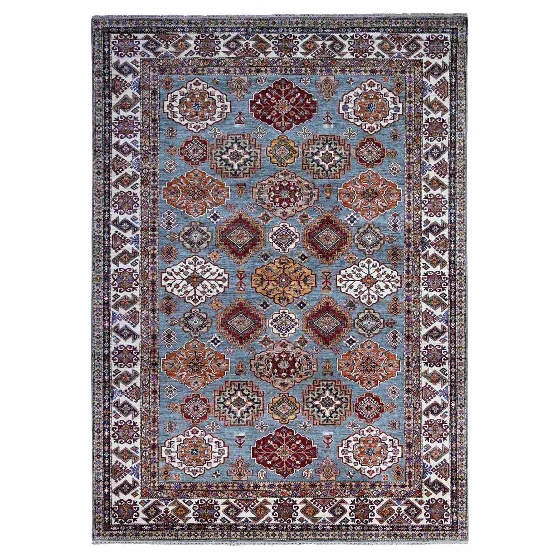 Kazak-Hand-Knotted-Rug-447110
