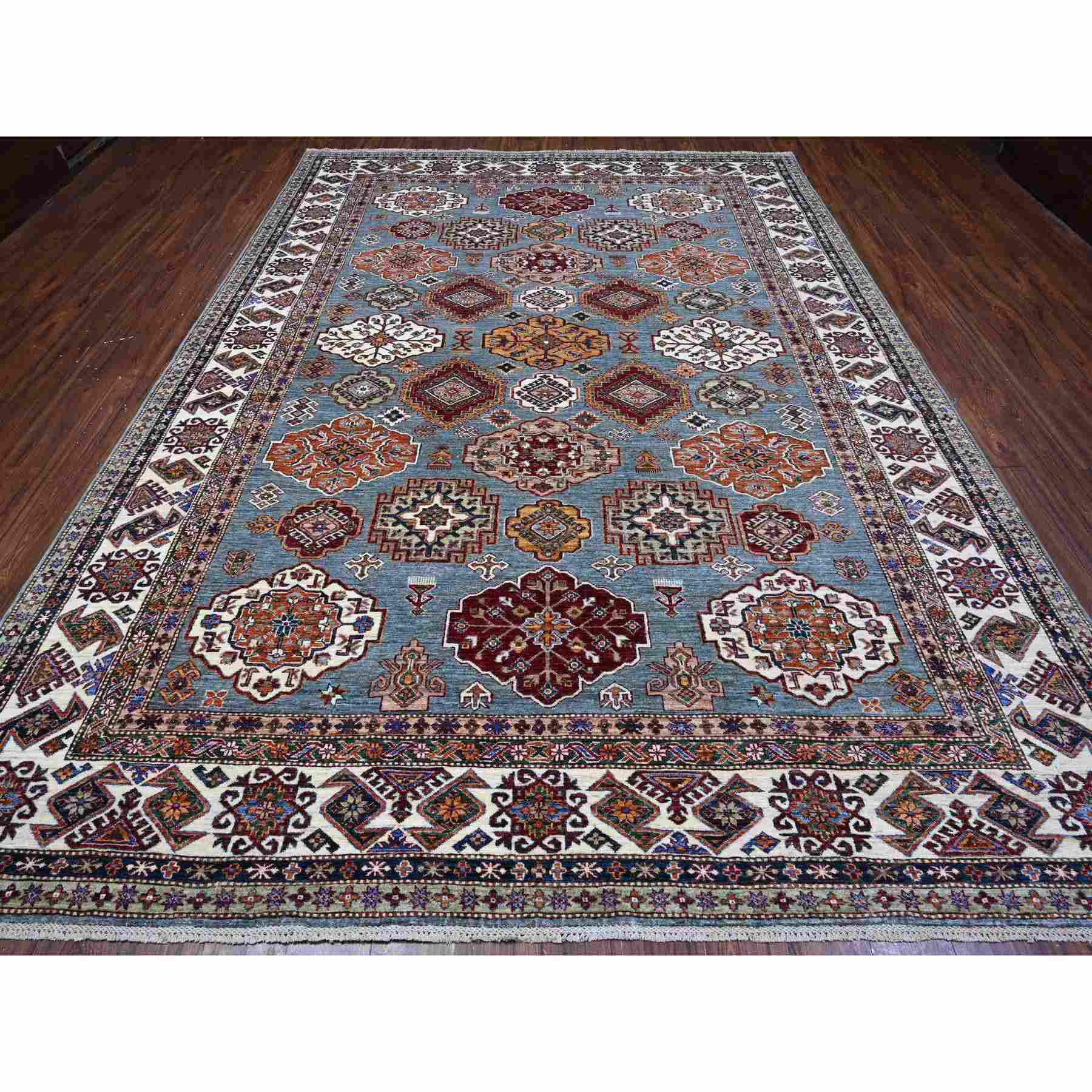 Kazak-Hand-Knotted-Rug-447110