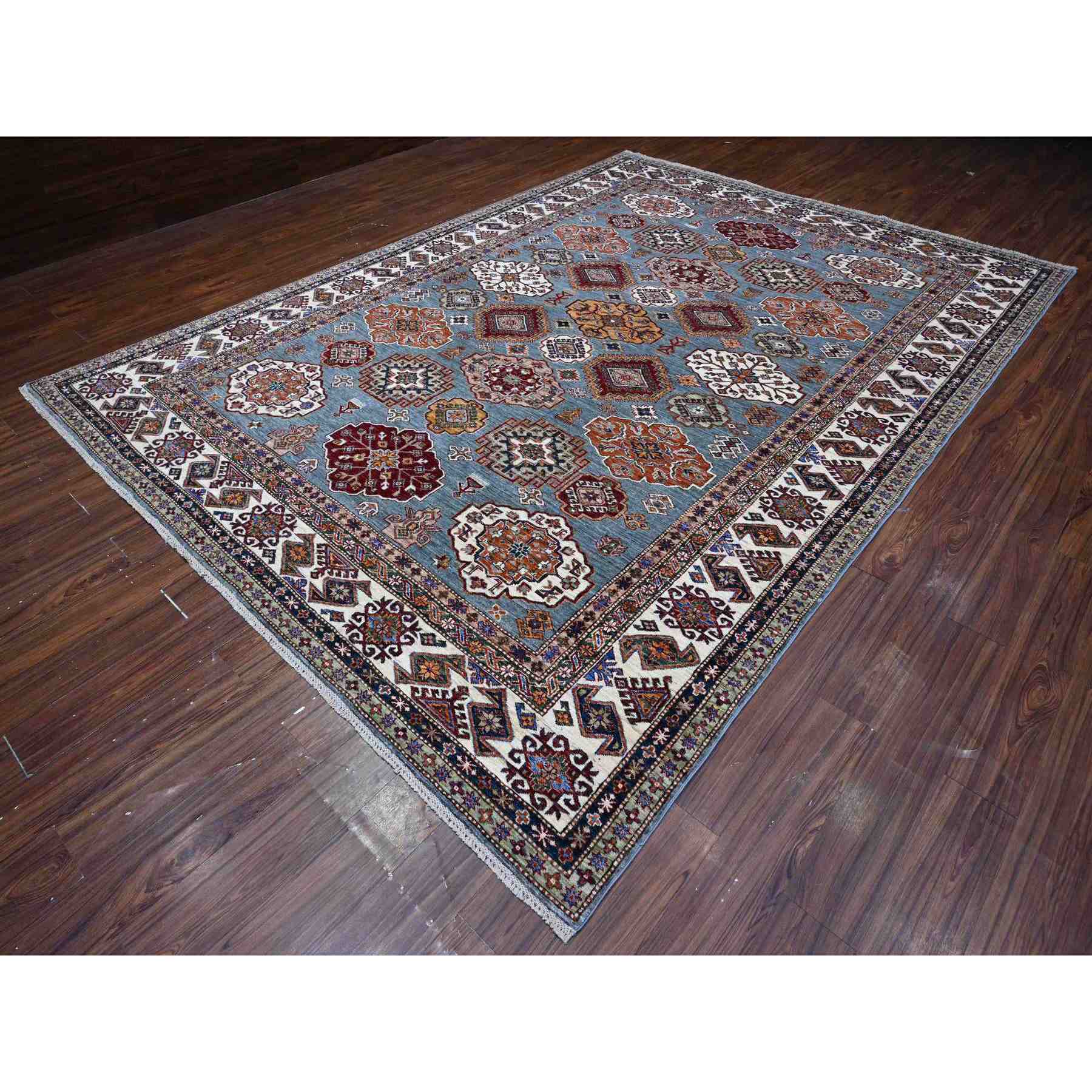 Kazak-Hand-Knotted-Rug-447110