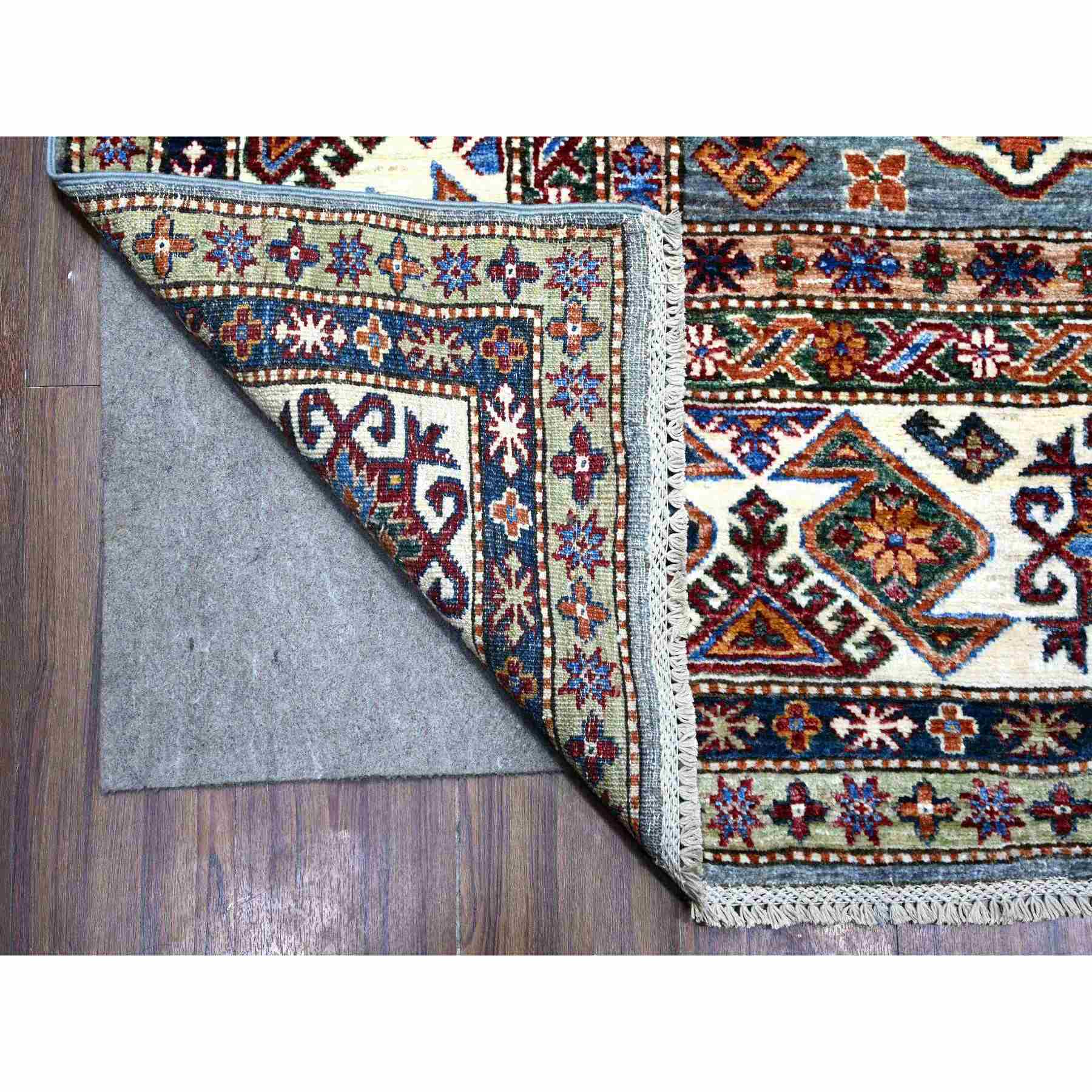 Kazak-Hand-Knotted-Rug-447110