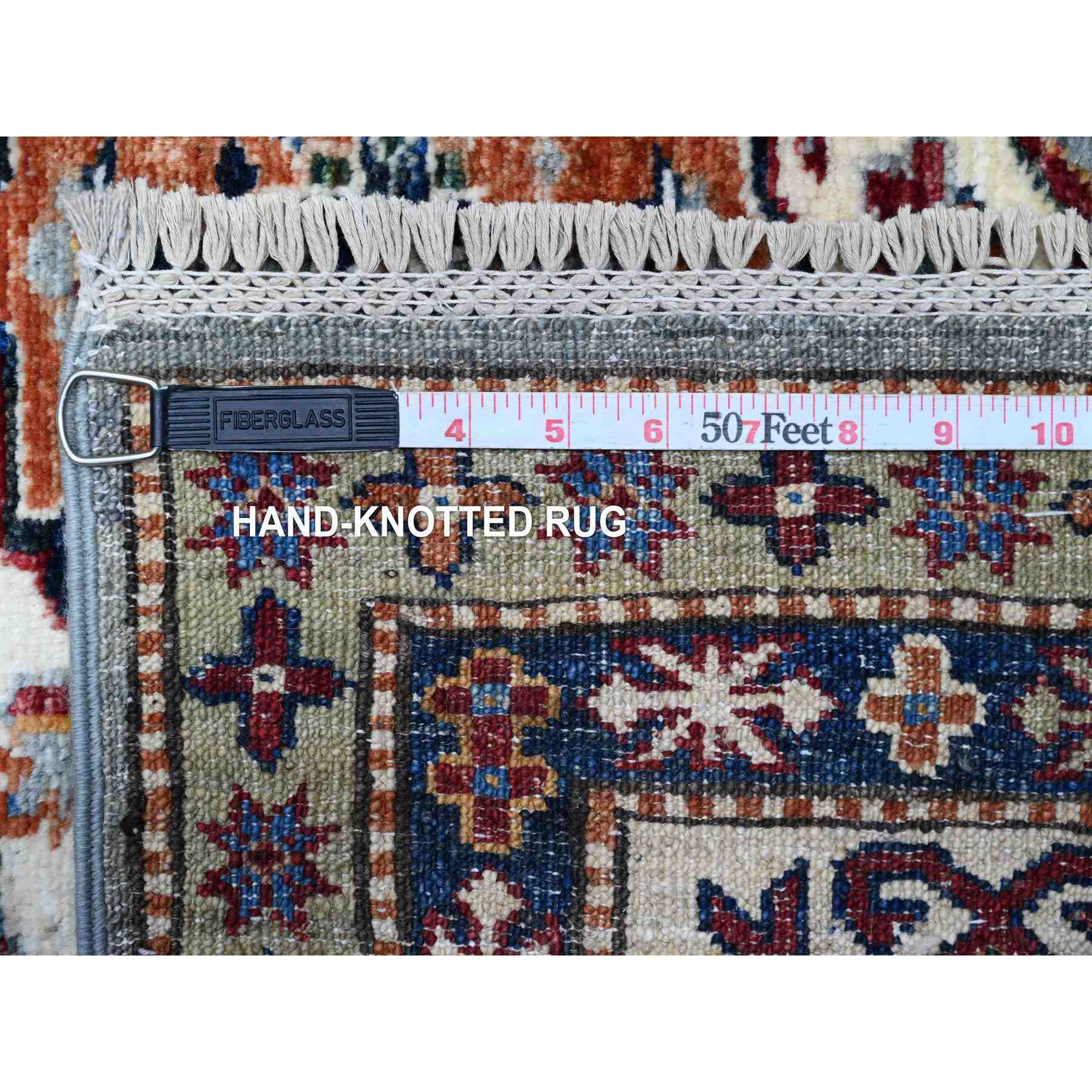 Kazak-Hand-Knotted-Rug-447110