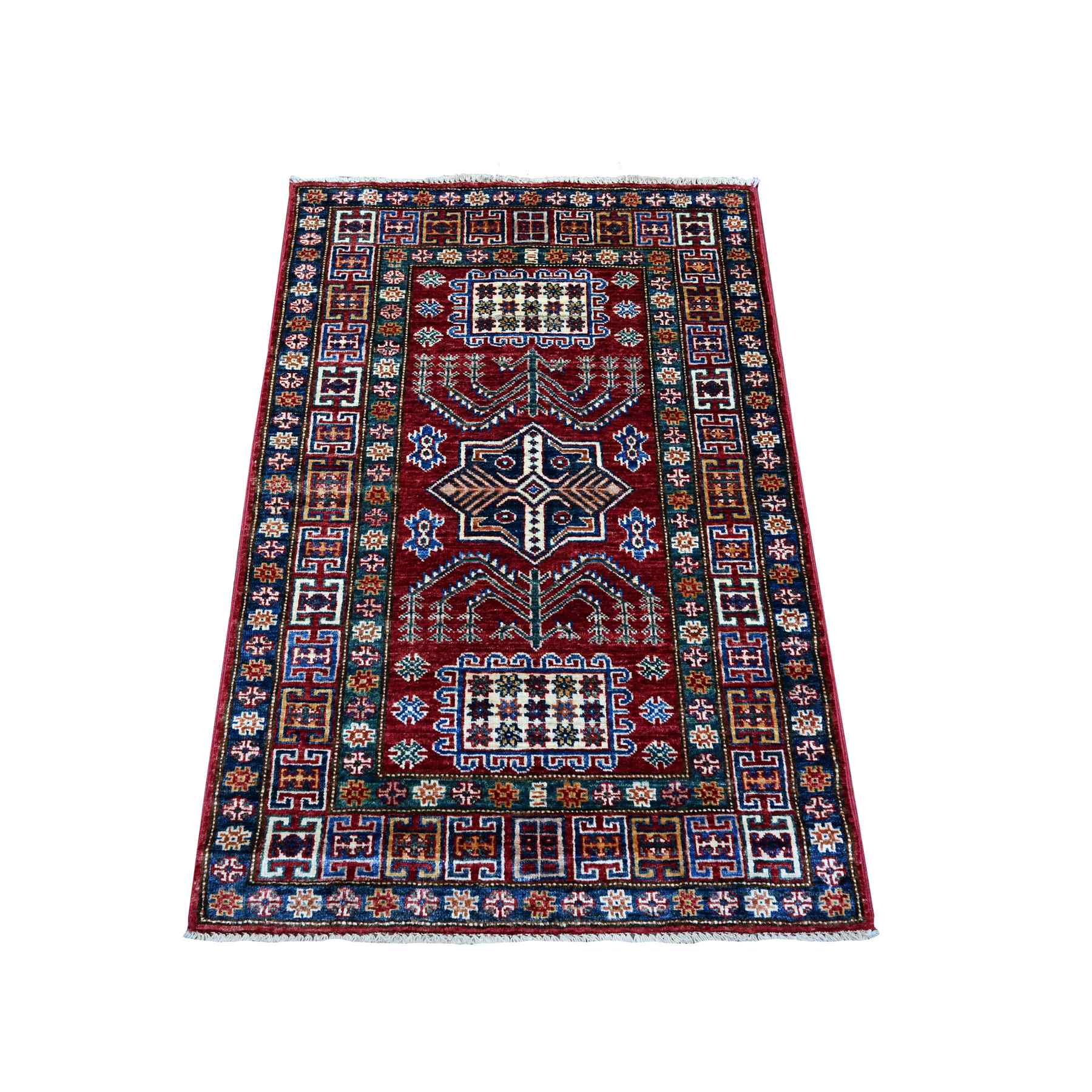 Kazak-Hand-Knotted-Rug-447175