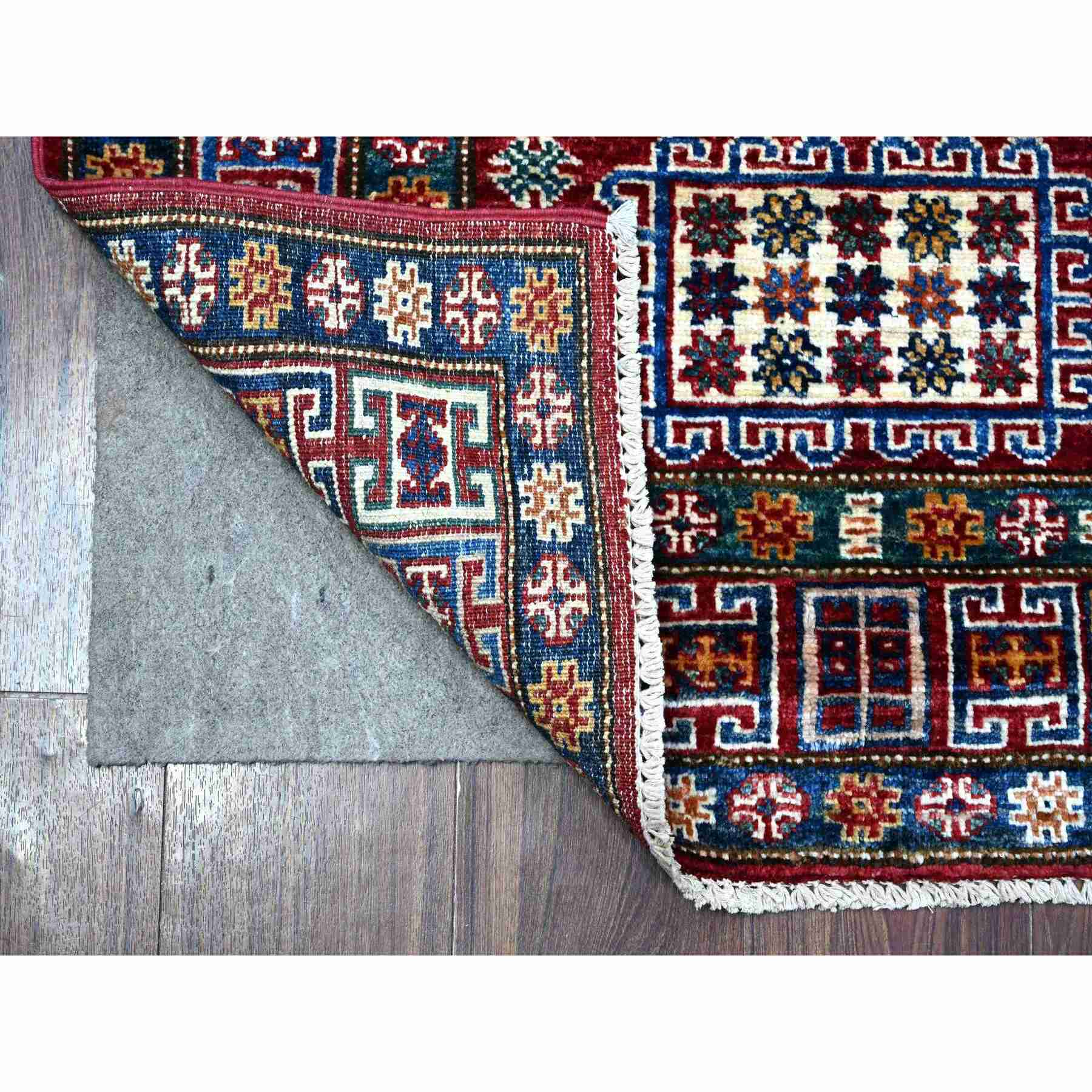 Kazak-Hand-Knotted-Rug-447175