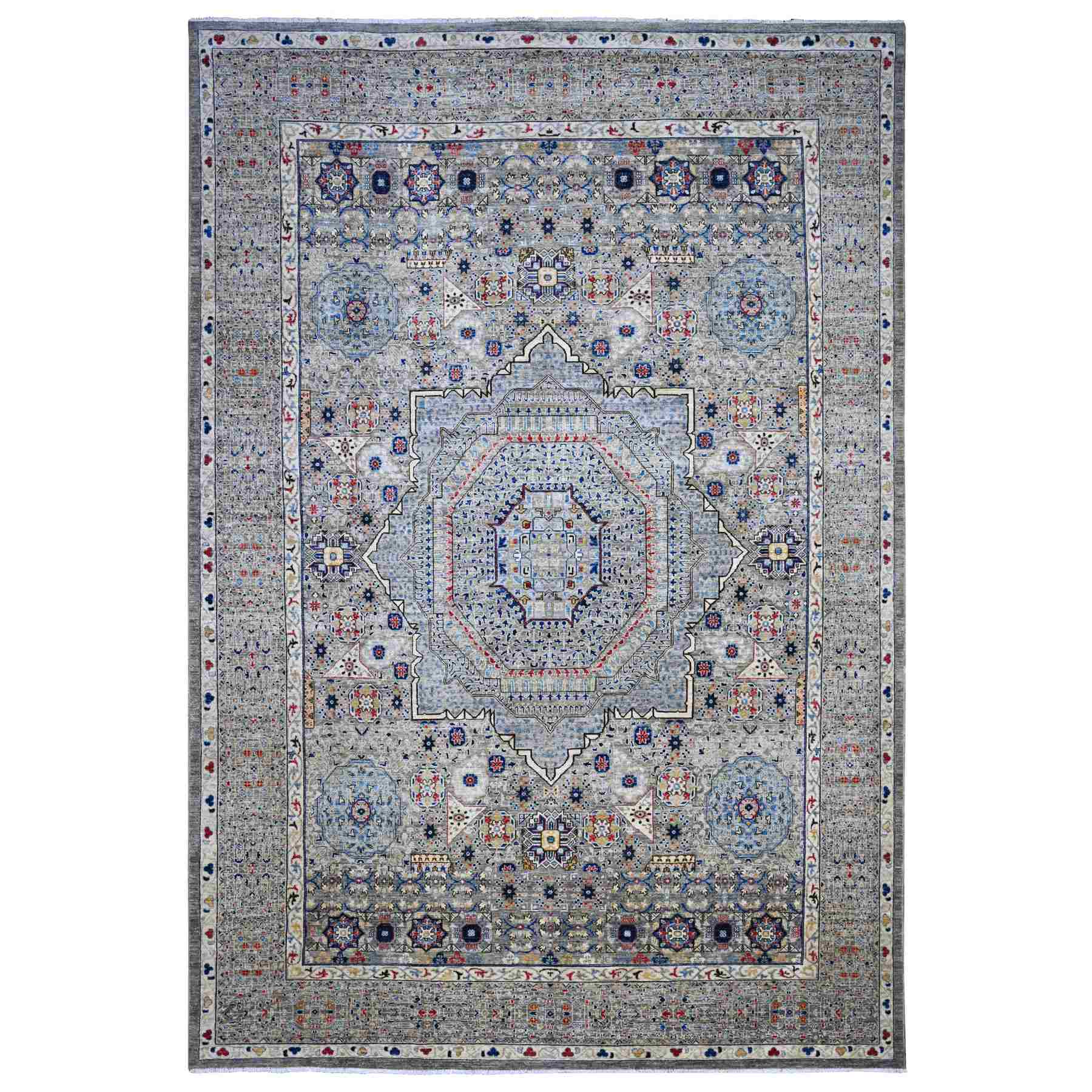 Mamluk-Hand-Knotted-Rug-447415