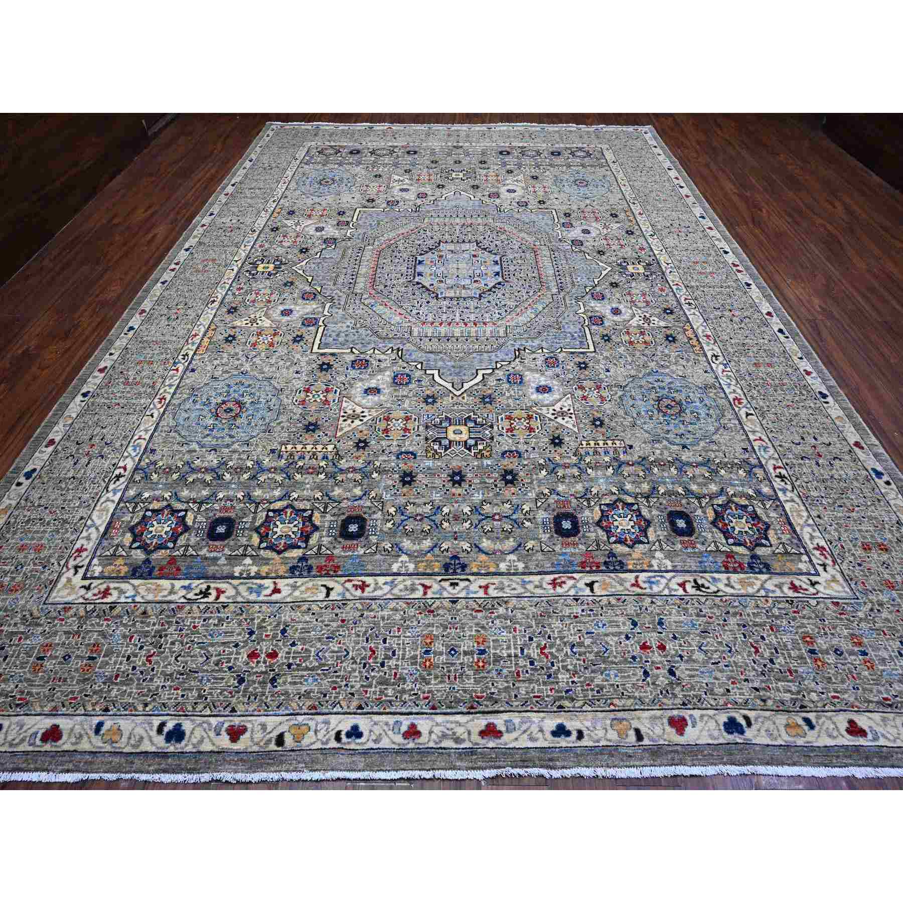 Mamluk-Hand-Knotted-Rug-447415