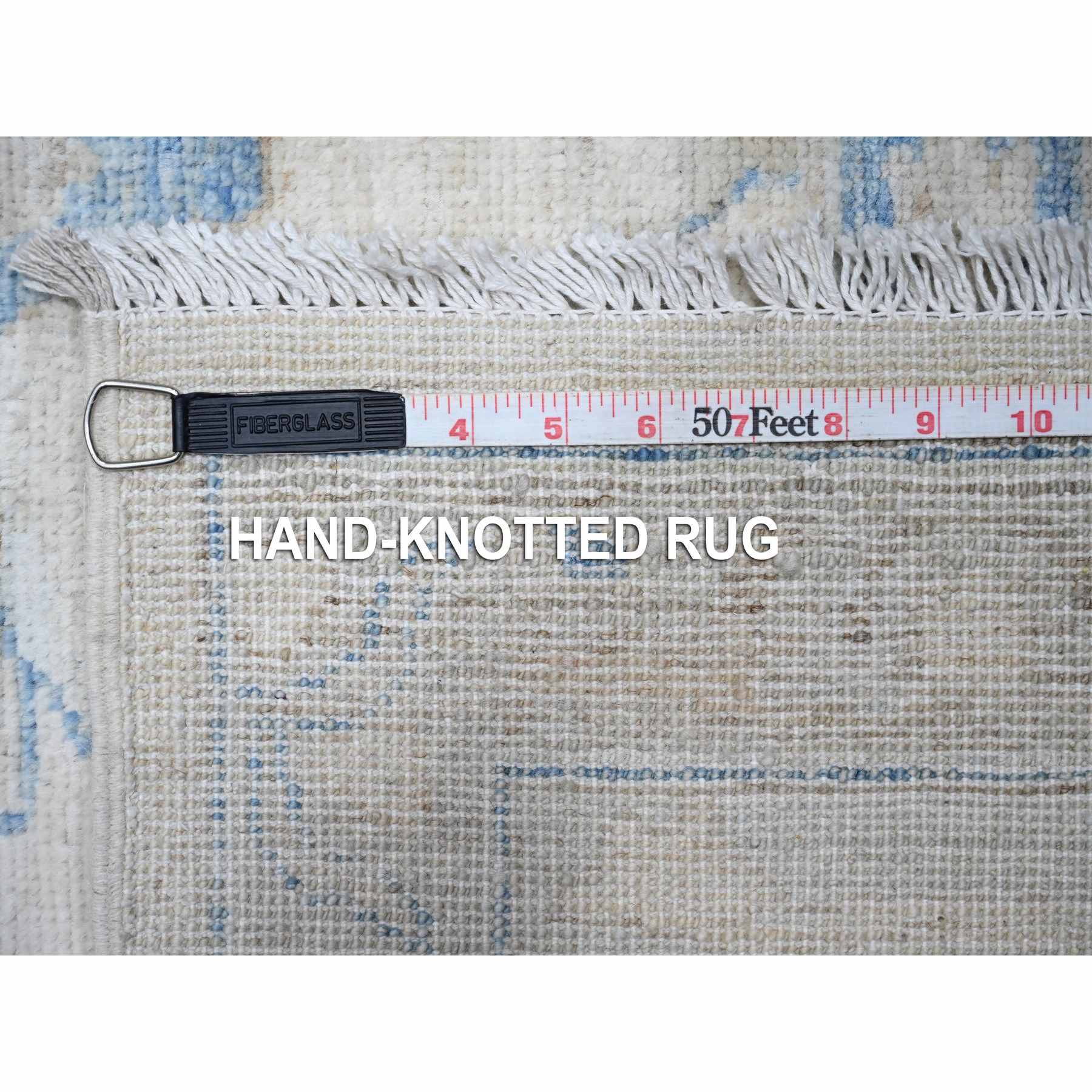 Oushak-And-Peshawar-Hand-Knotted-Rug-445010