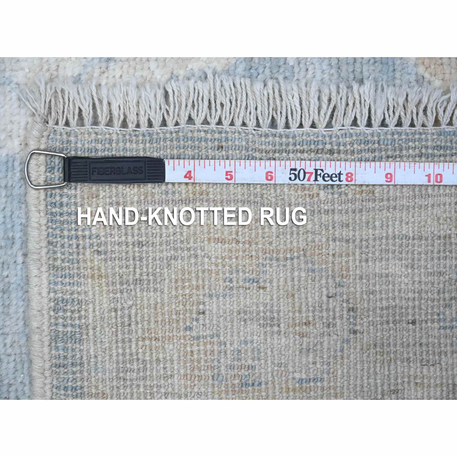Oushak-And-Peshawar-Hand-Knotted-Rug-445035