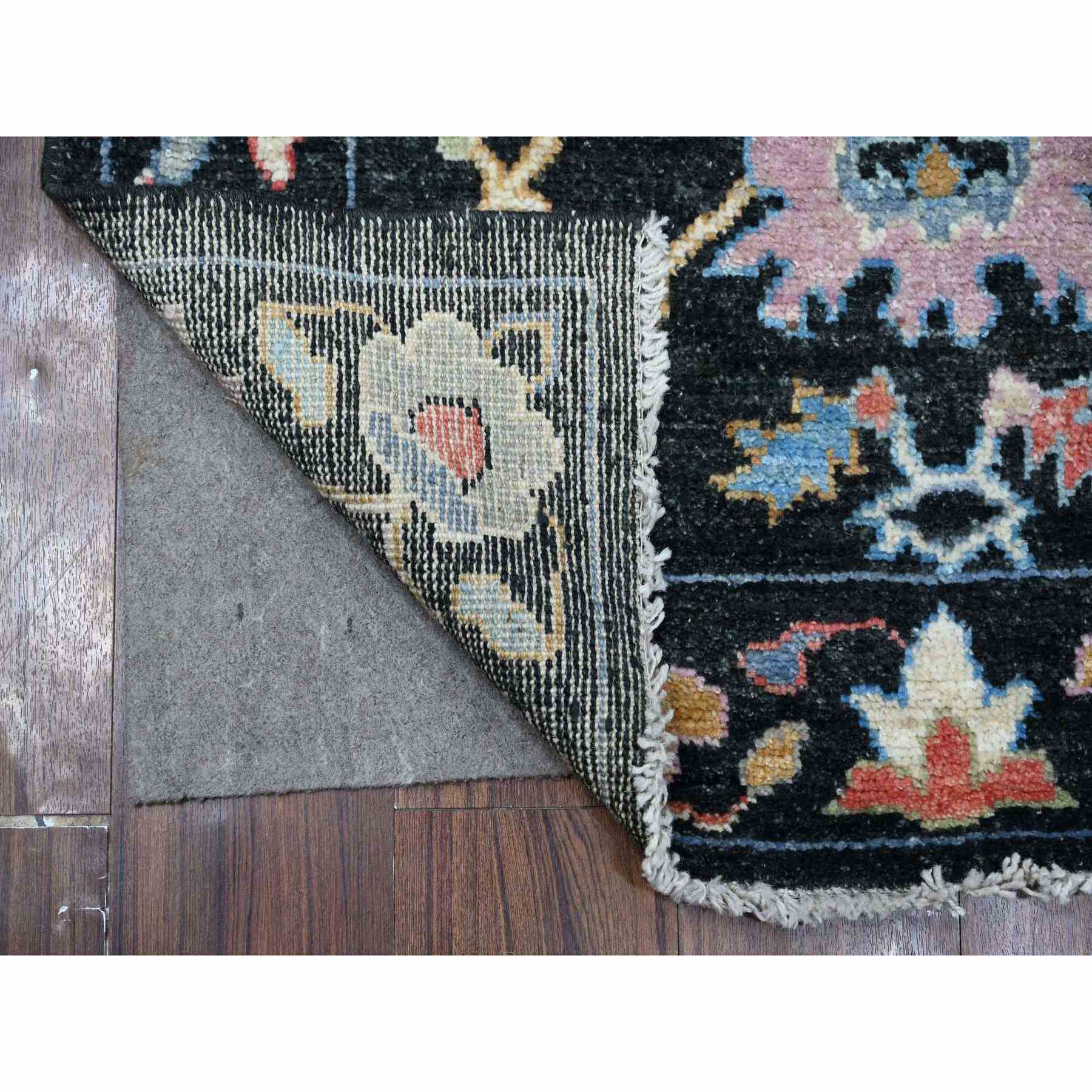 Oushak-And-Peshawar-Hand-Knotted-Rug-445055