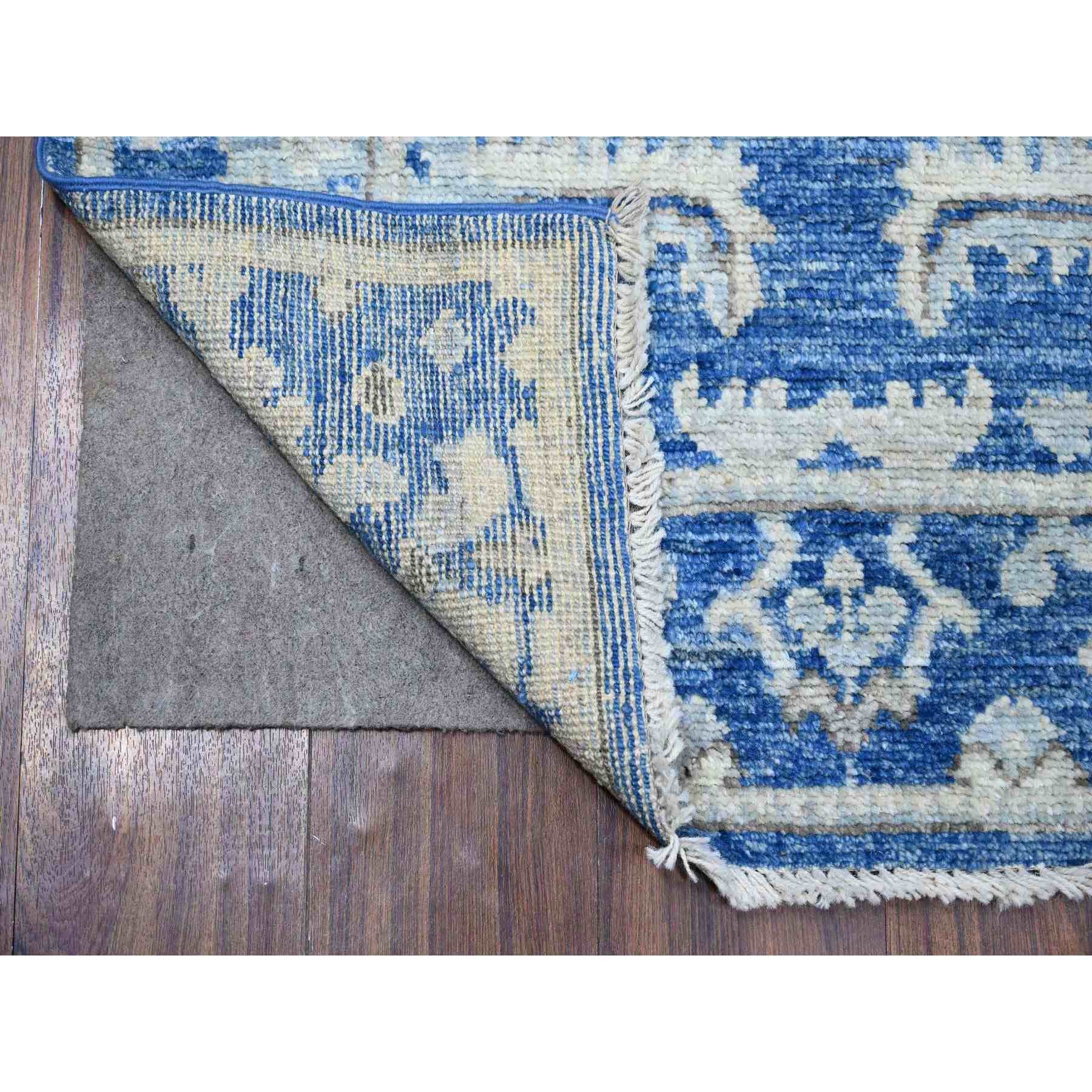 Oushak-And-Peshawar-Hand-Knotted-Rug-445100