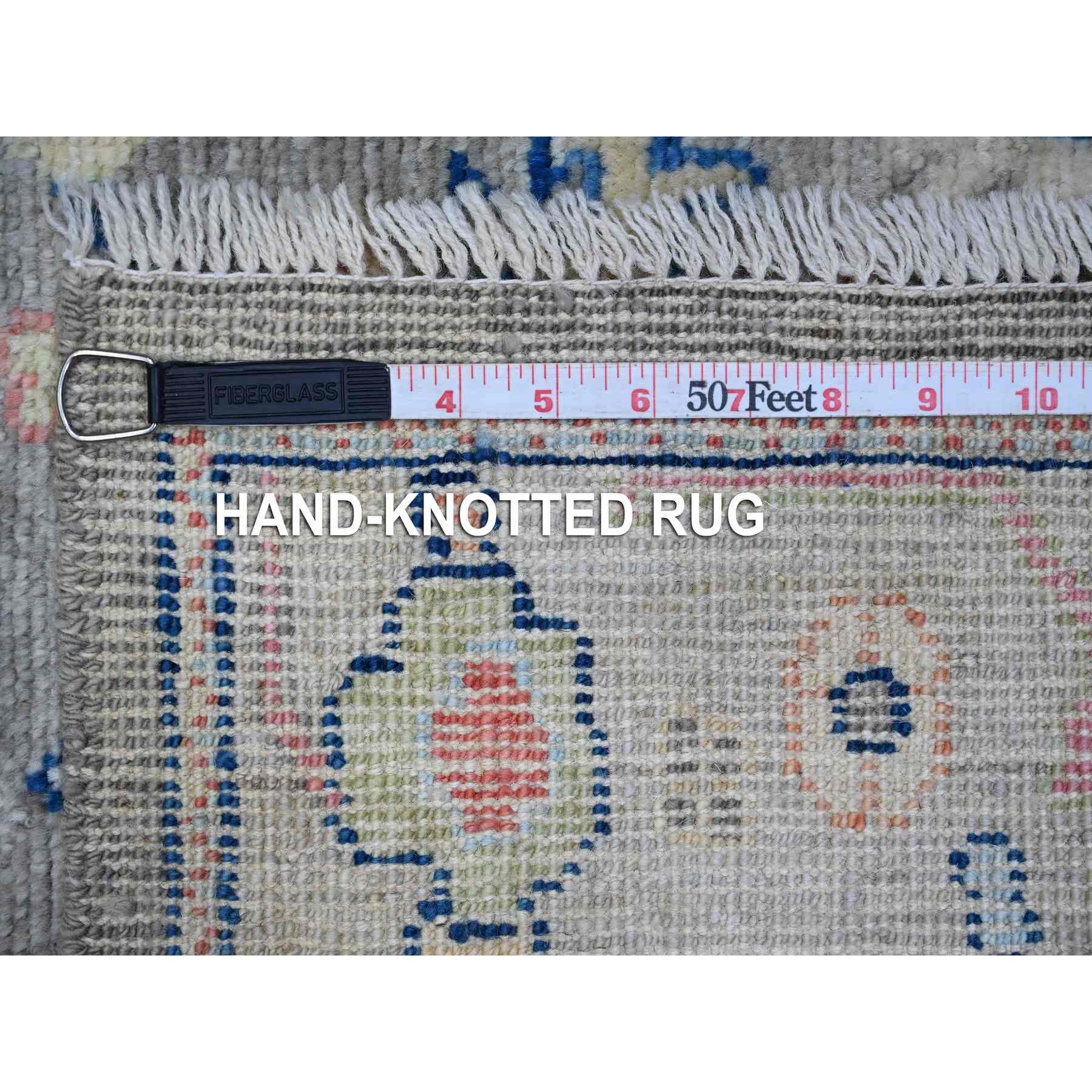 Oushak-And-Peshawar-Hand-Knotted-Rug-445125