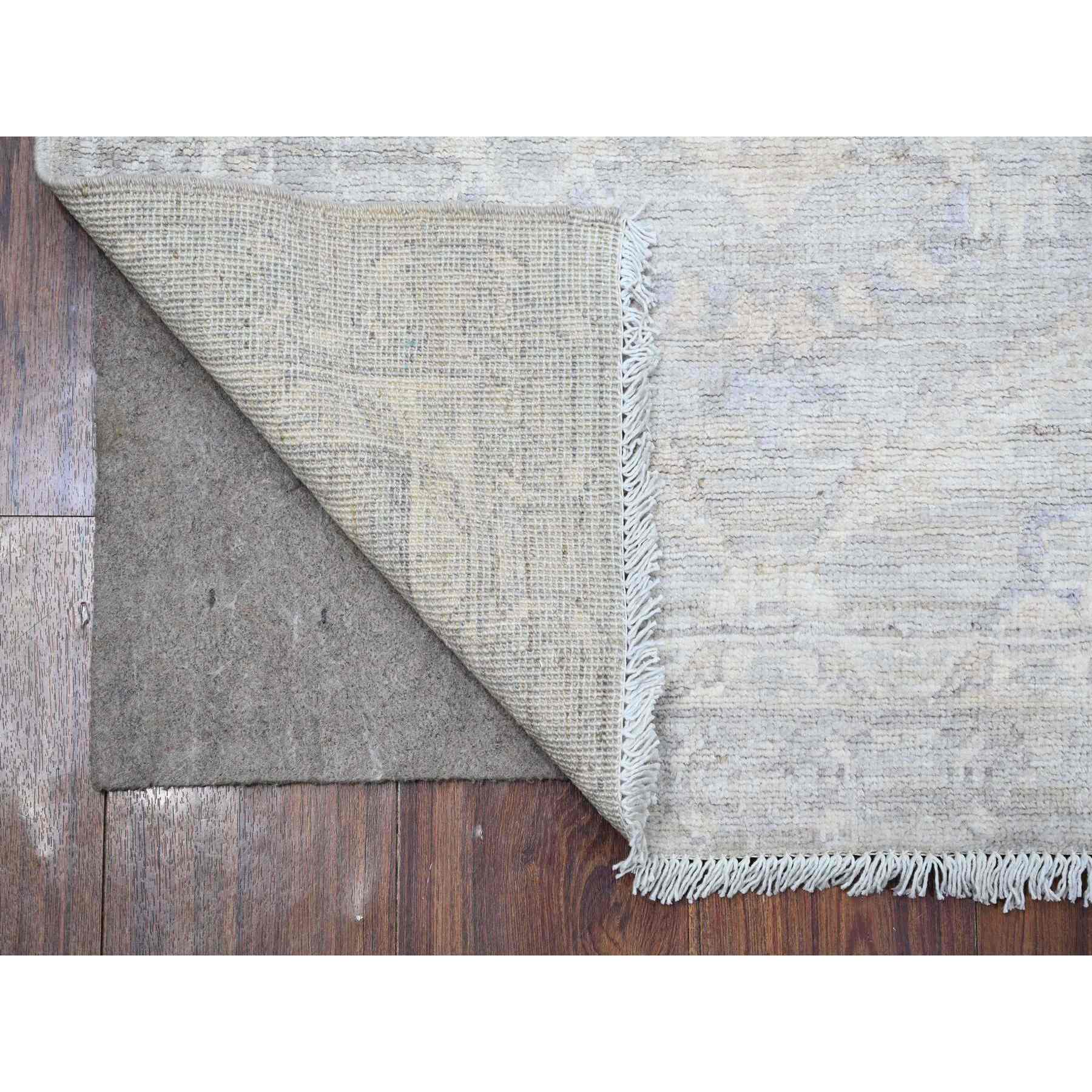 Oushak-And-Peshawar-Hand-Knotted-Rug-445170