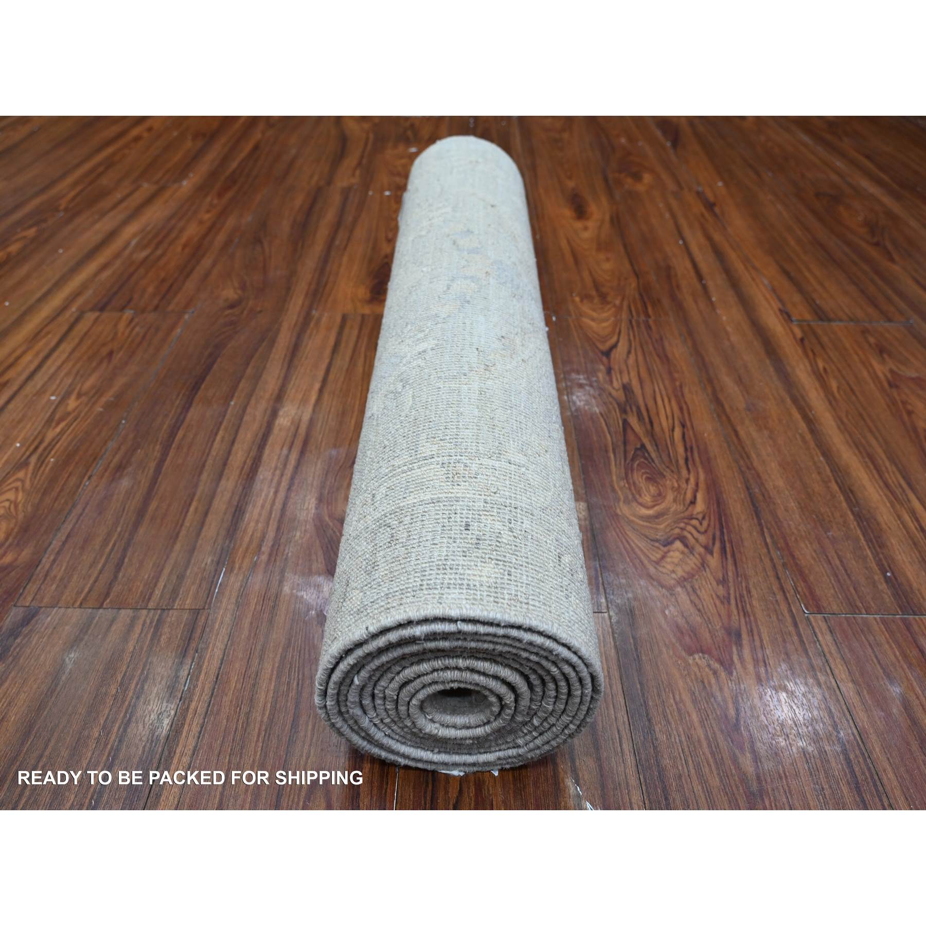 Oushak-And-Peshawar-Hand-Knotted-Rug-445170