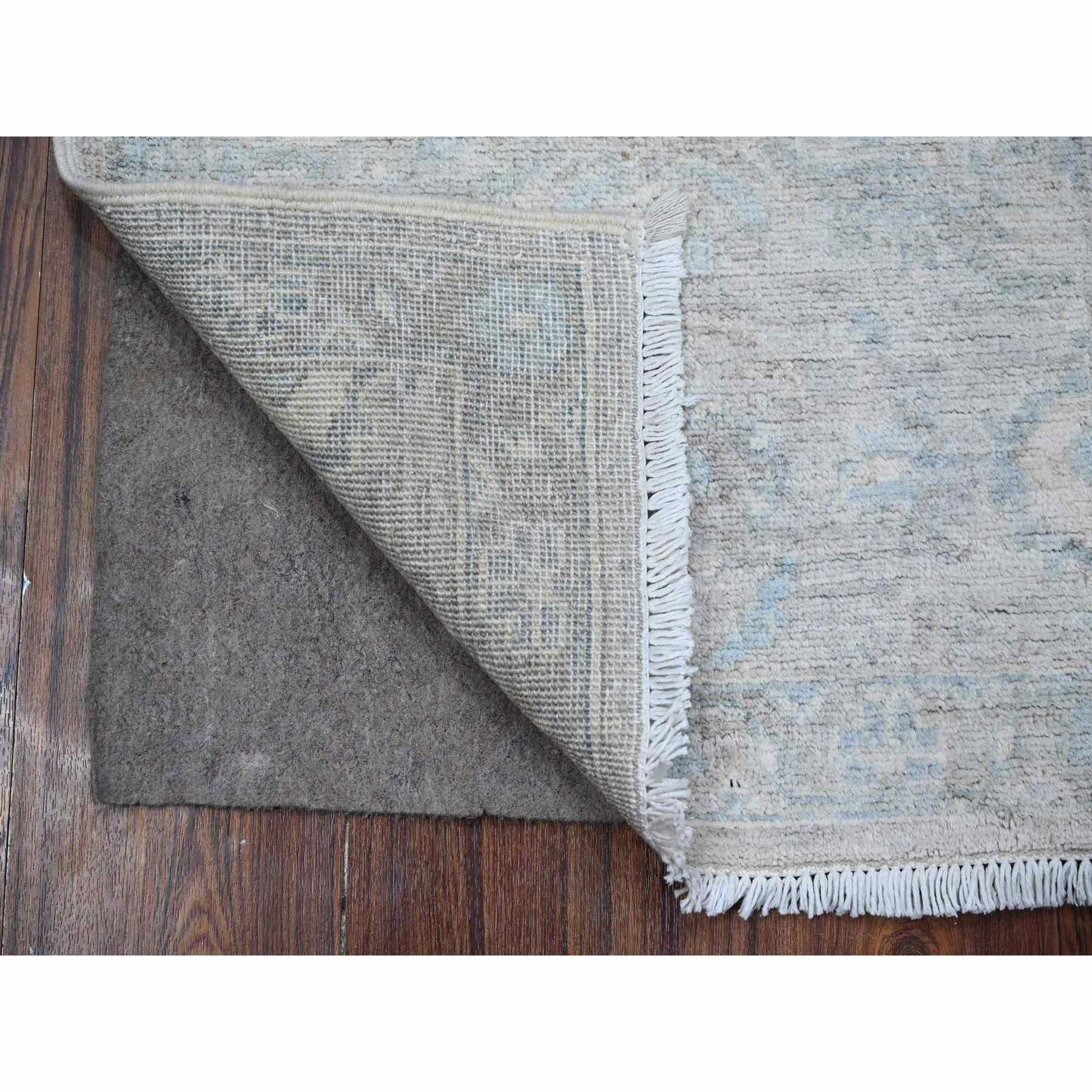 Oushak-And-Peshawar-Hand-Knotted-Rug-445185