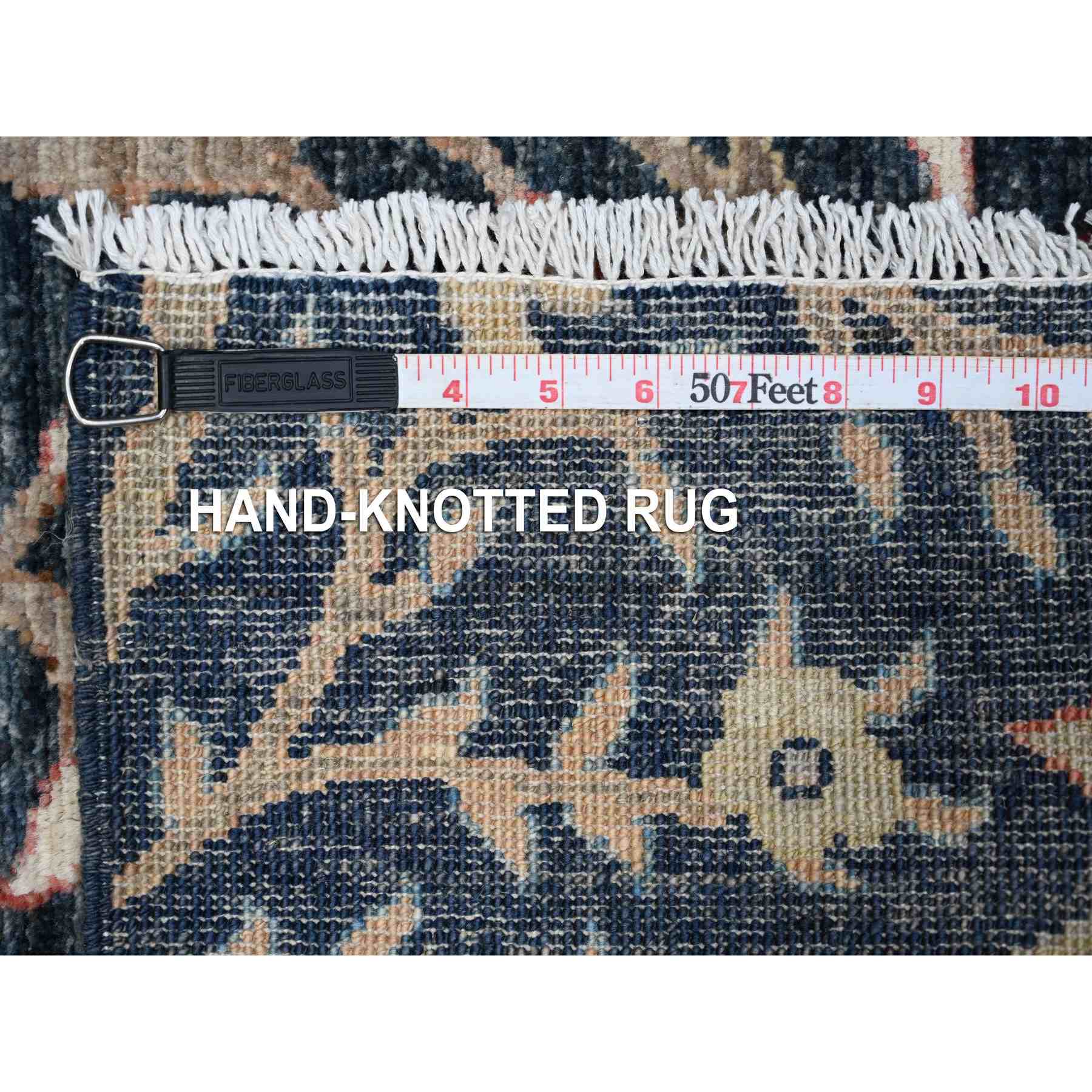 Oushak-And-Peshawar-Hand-Knotted-Rug-445295