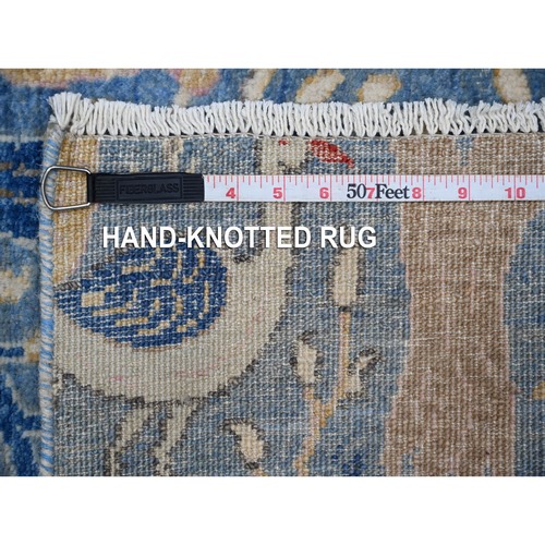 Oushak-And-Peshawar-Hand-Knotted-Rug-445335