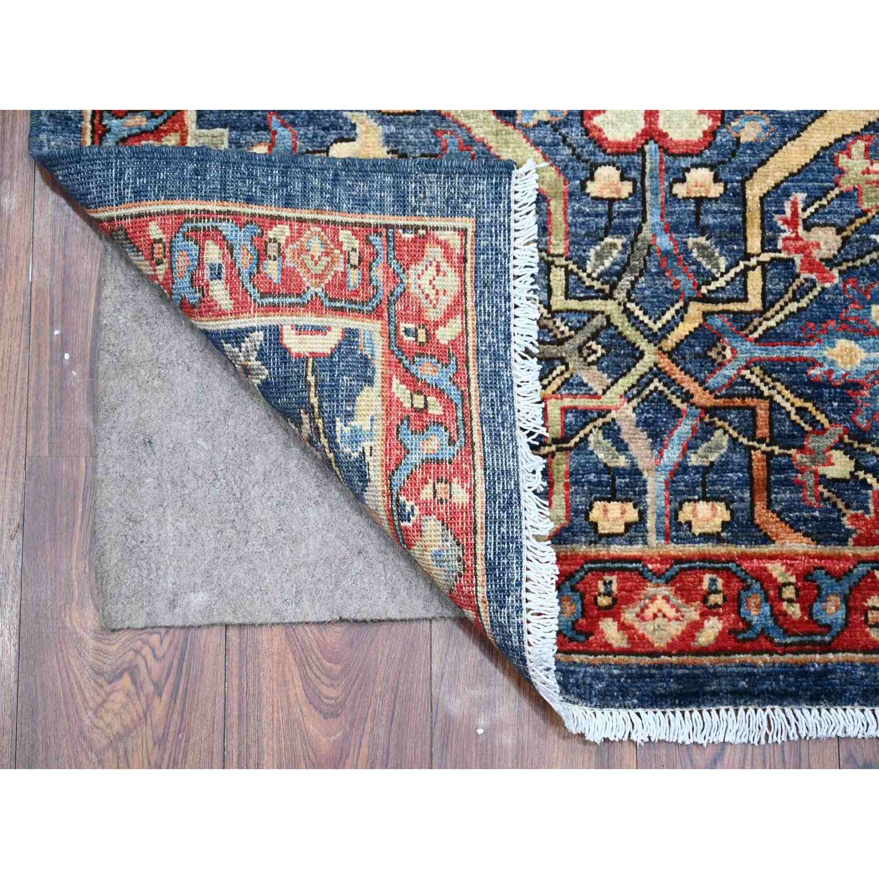 Oushak-And-Peshawar-Hand-Knotted-Rug-445385