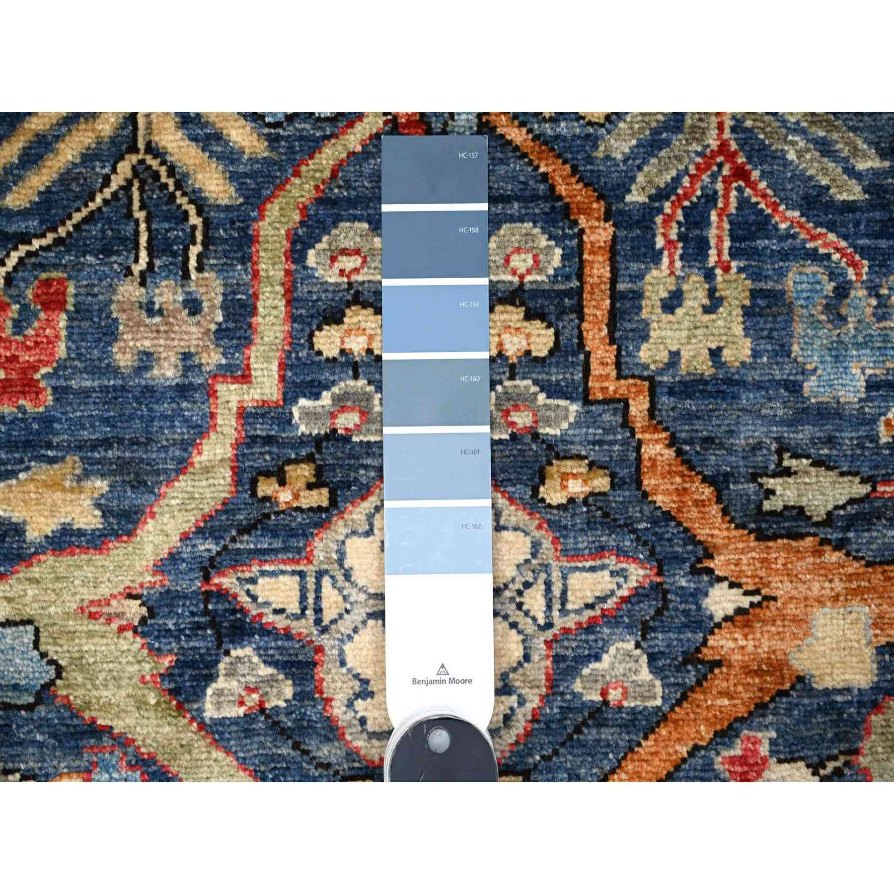 Oushak-And-Peshawar-Hand-Knotted-Rug-445385