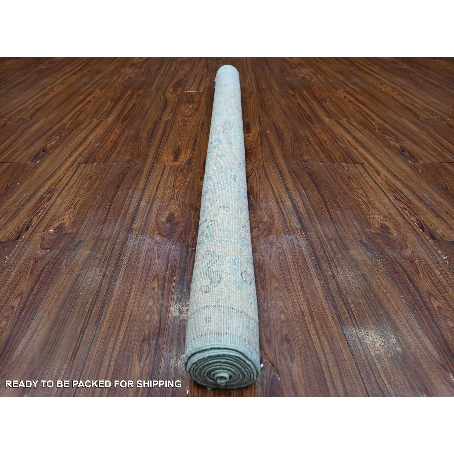 Oushak-And-Peshawar-Hand-Knotted-Rug-445600