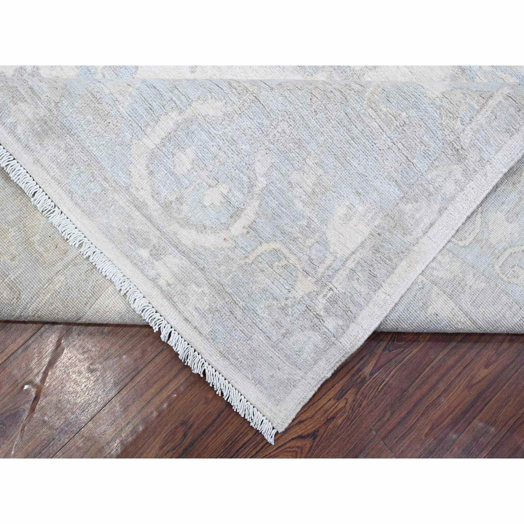 Oushak-And-Peshawar-Hand-Knotted-Rug-445720