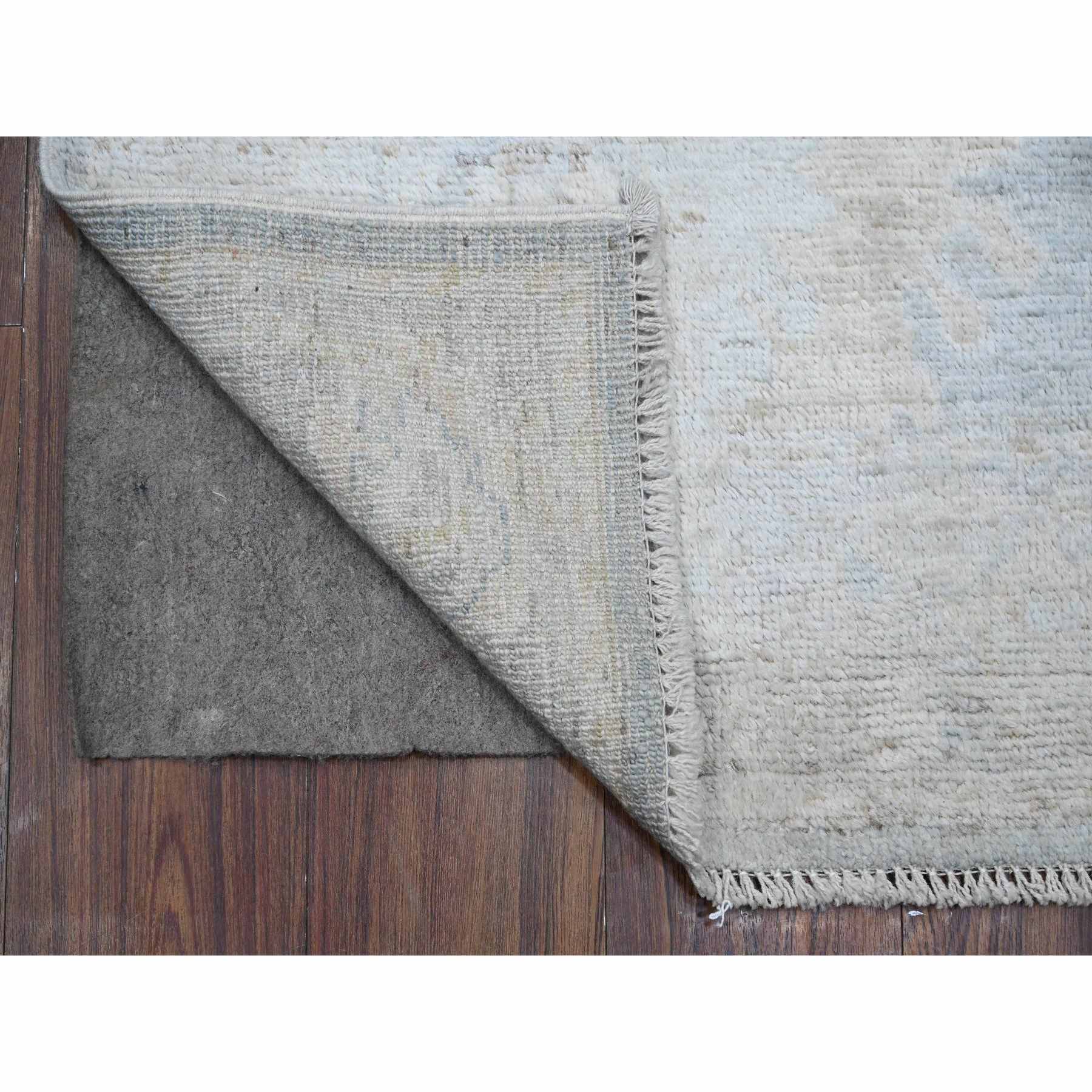 Oushak-And-Peshawar-Hand-Knotted-Rug-445785