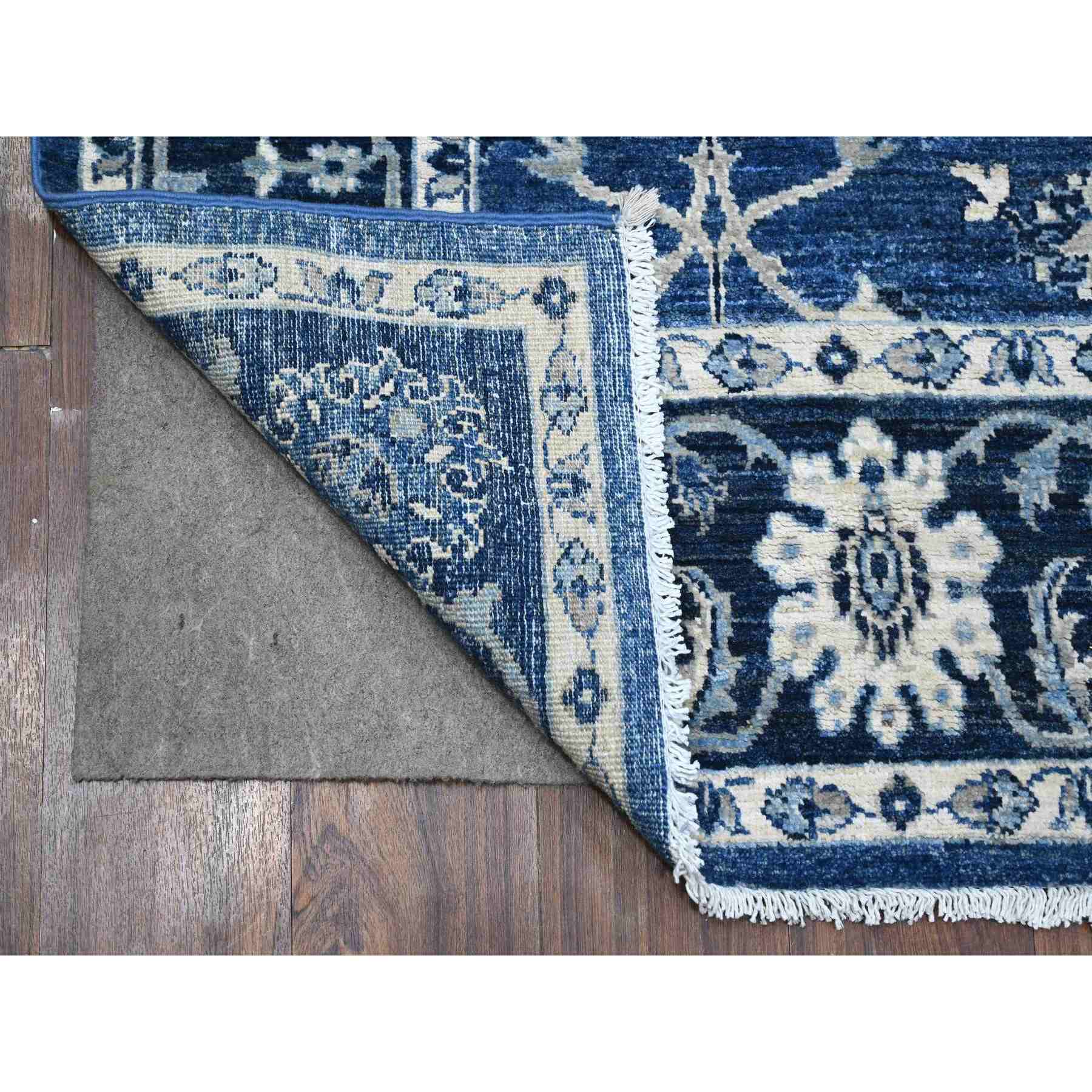 Oushak-And-Peshawar-Hand-Knotted-Rug-445880