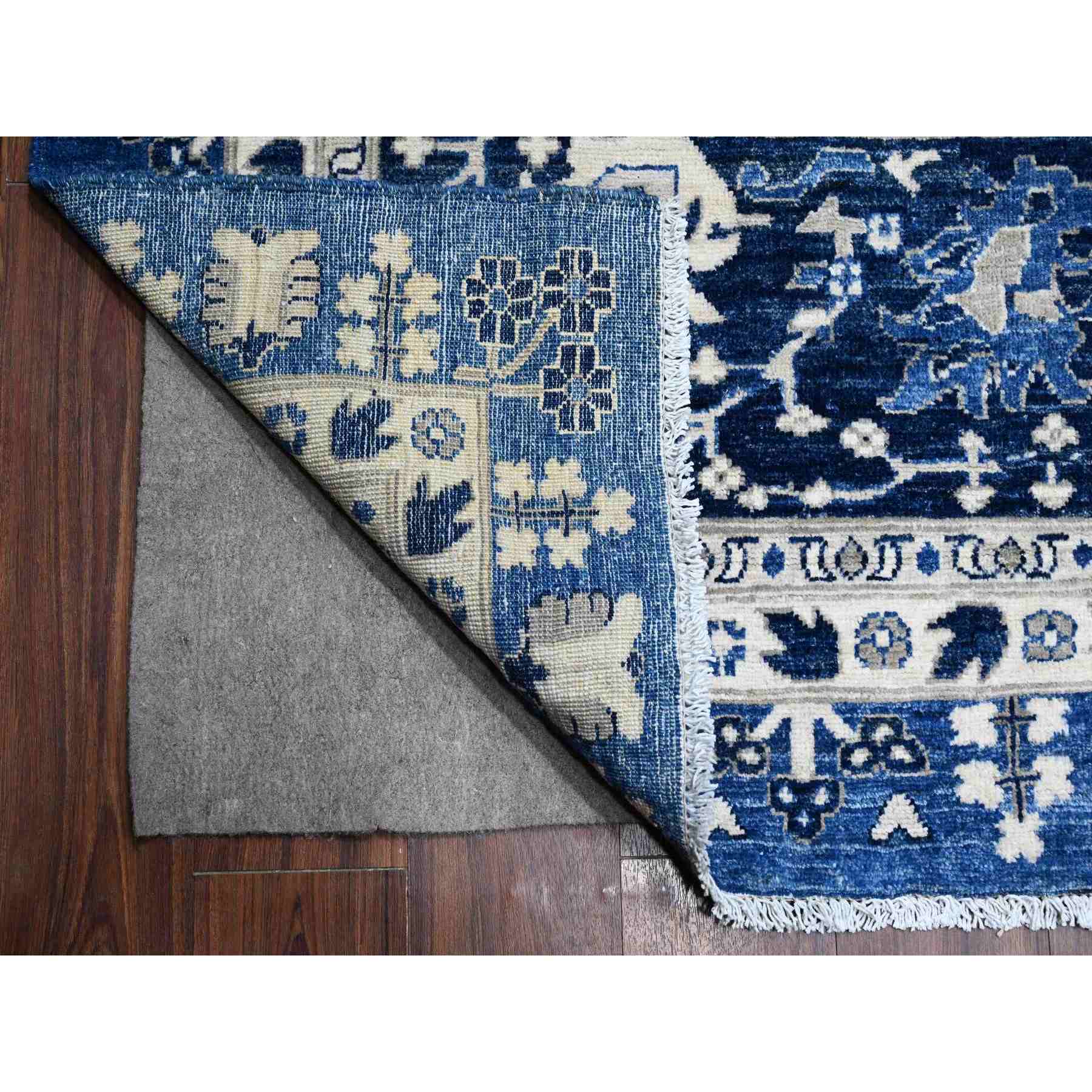 Oushak-And-Peshawar-Hand-Knotted-Rug-445885