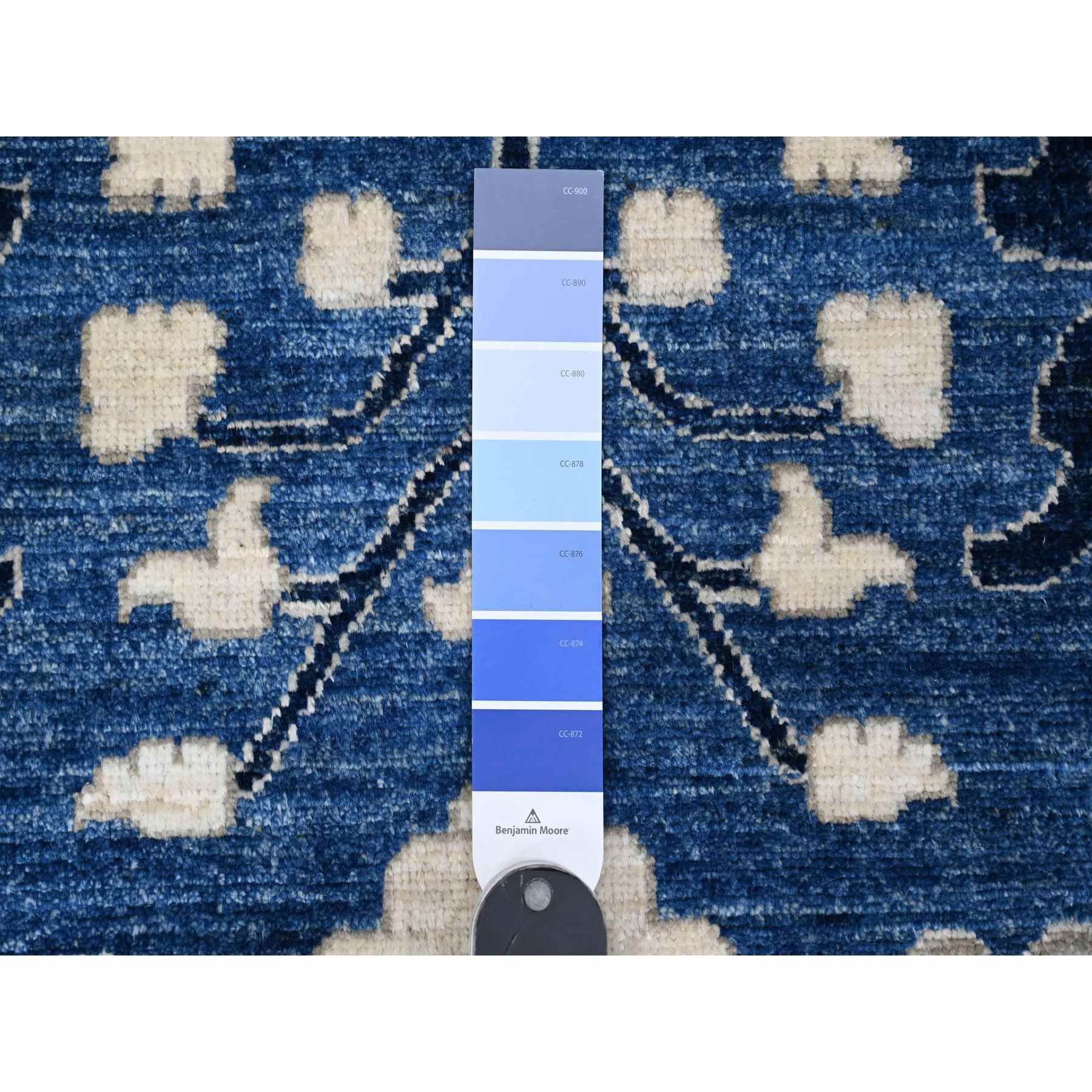 Oushak-And-Peshawar-Hand-Knotted-Rug-445885