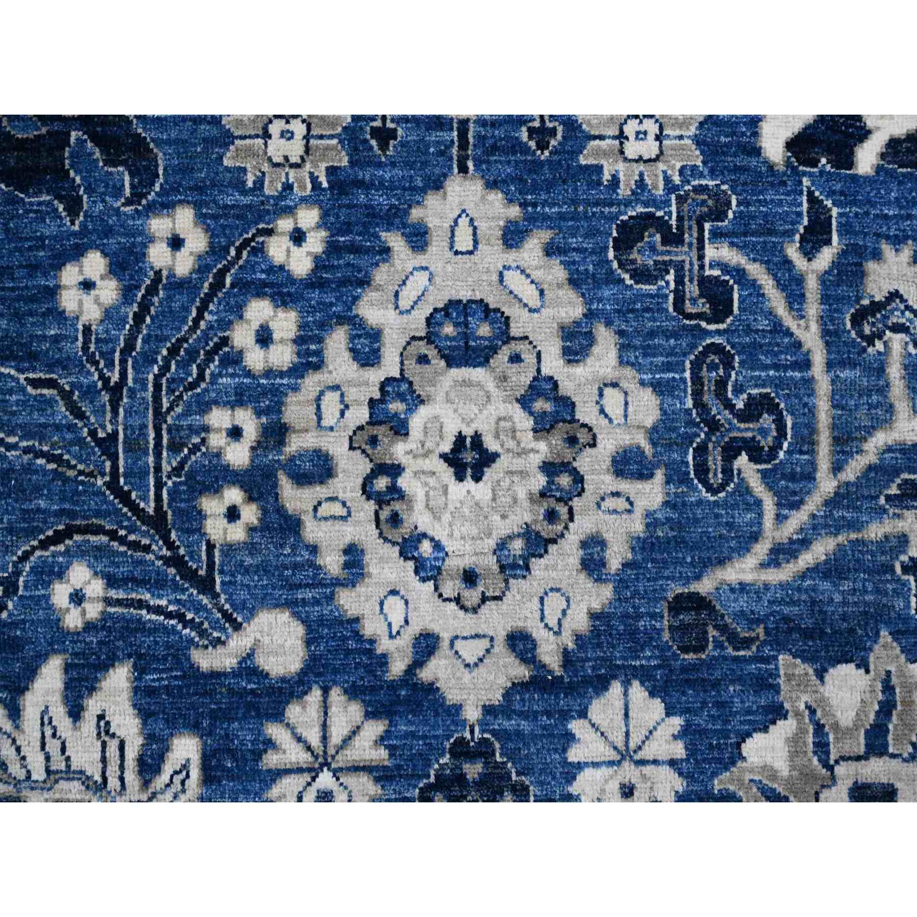Oushak-And-Peshawar-Hand-Knotted-Rug-445885