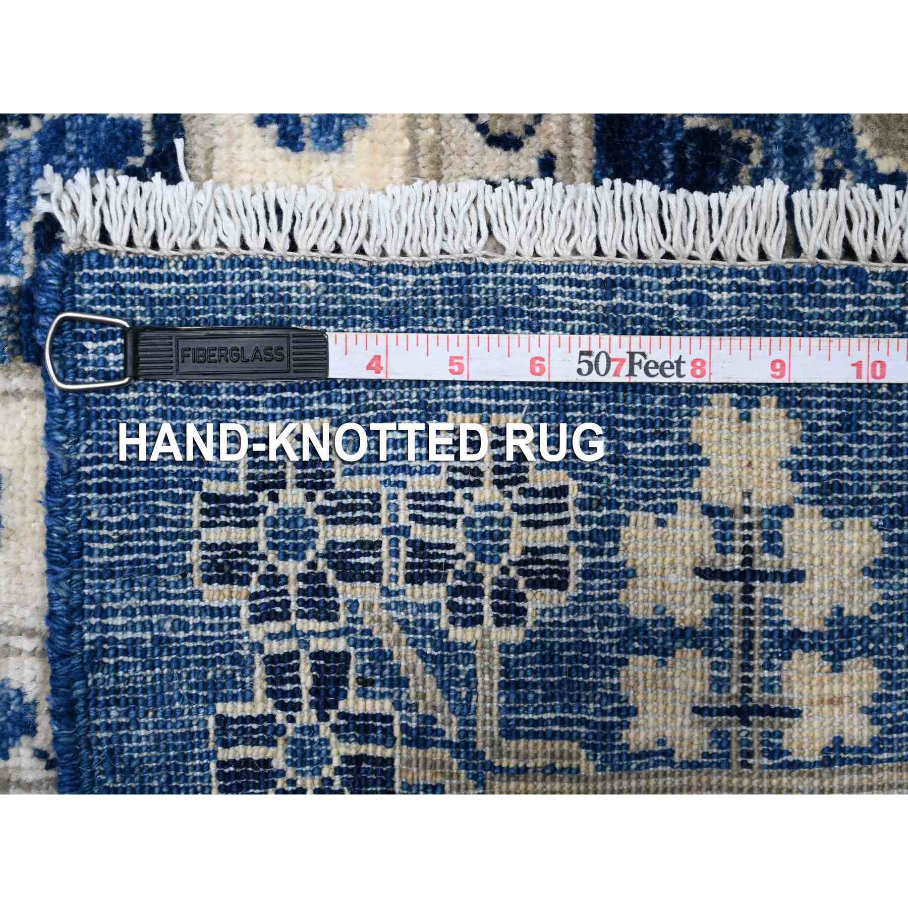 Oushak-And-Peshawar-Hand-Knotted-Rug-445885